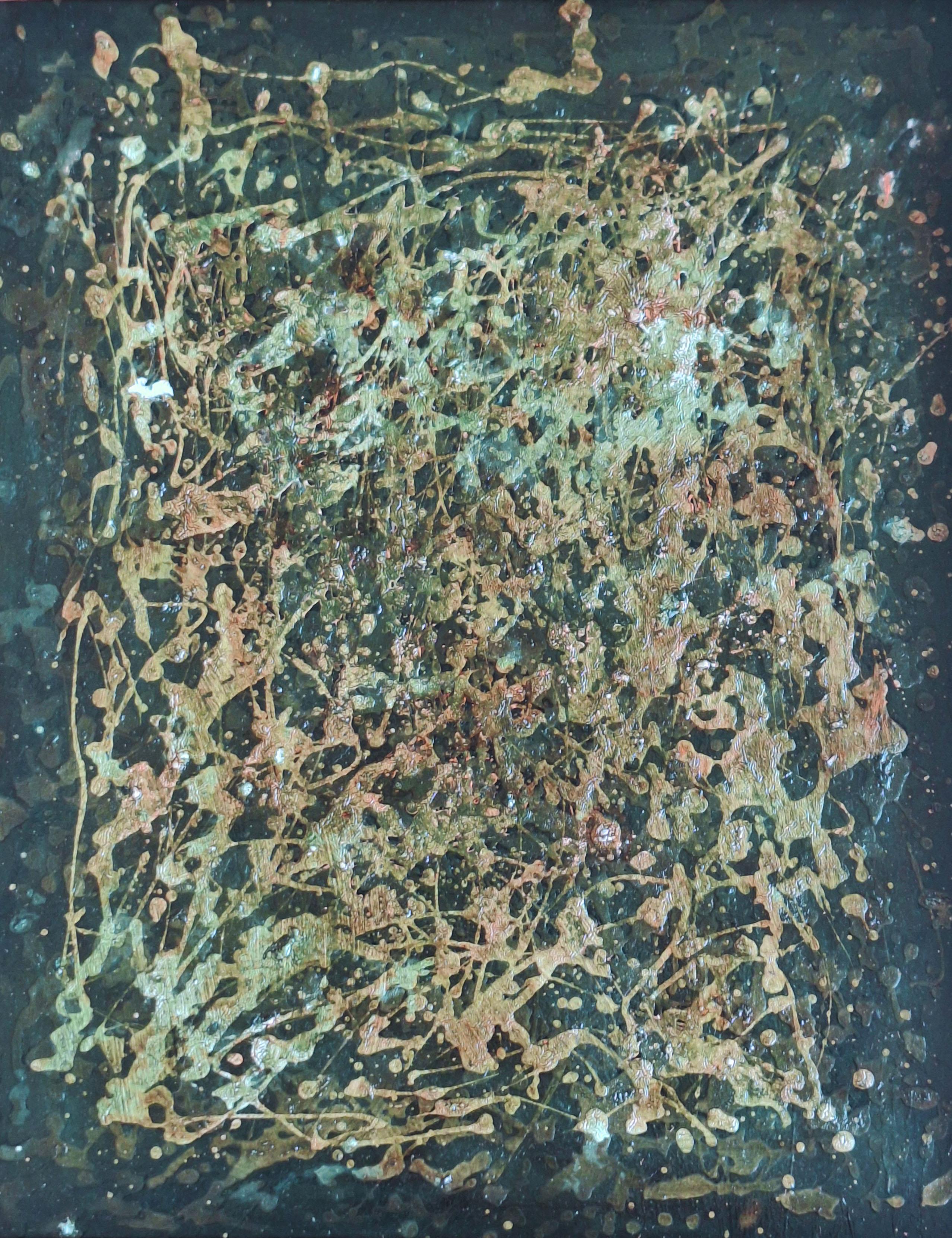 Robert Piesen Abstract Painting - Ein Hod - Czech Abstract Art 1965