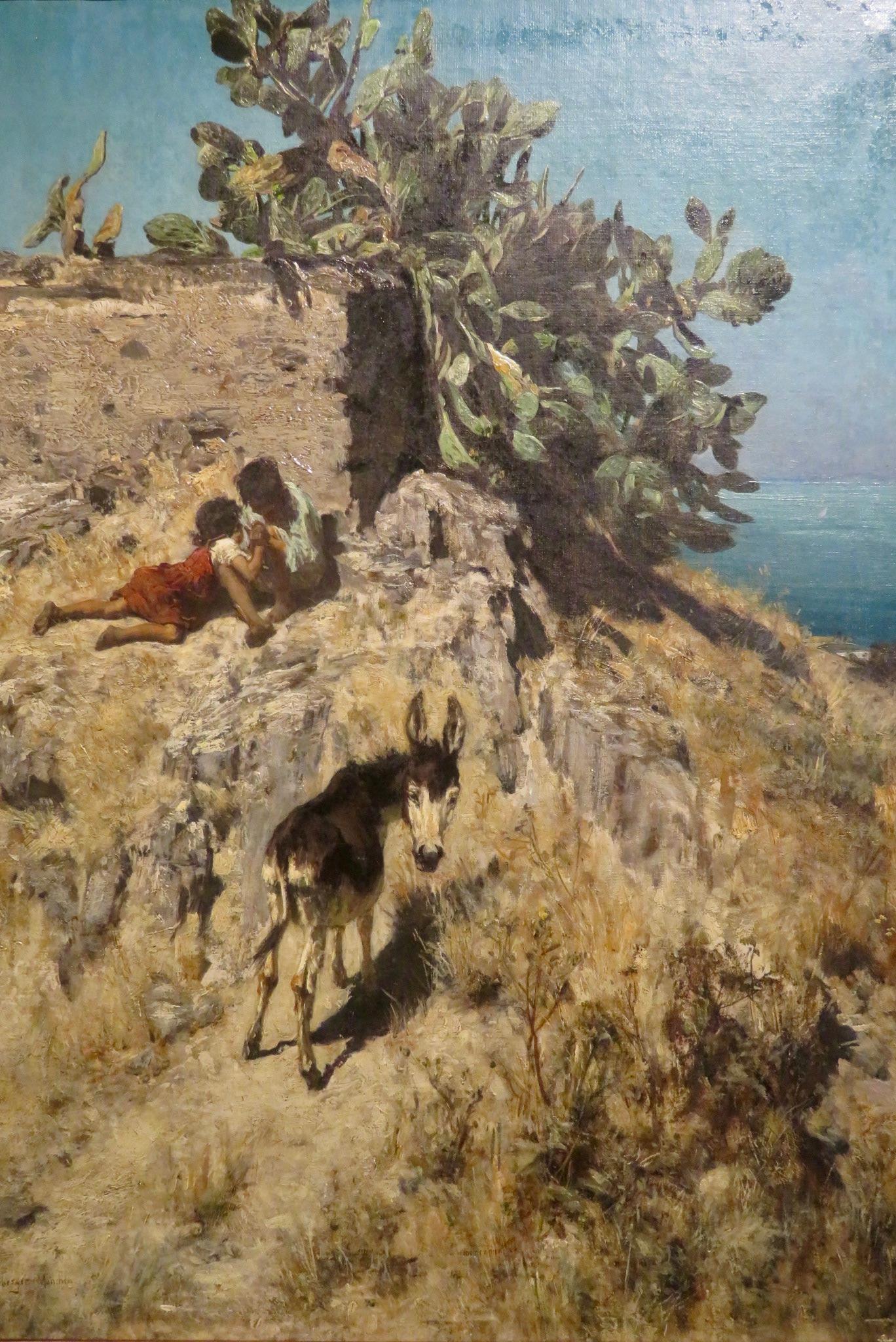 Original antikes arabisches Ölgemälde eines bedeutenden deutsch-österreichischen Malers (Post-Impressionismus), Painting, von Robert Poetzelberger