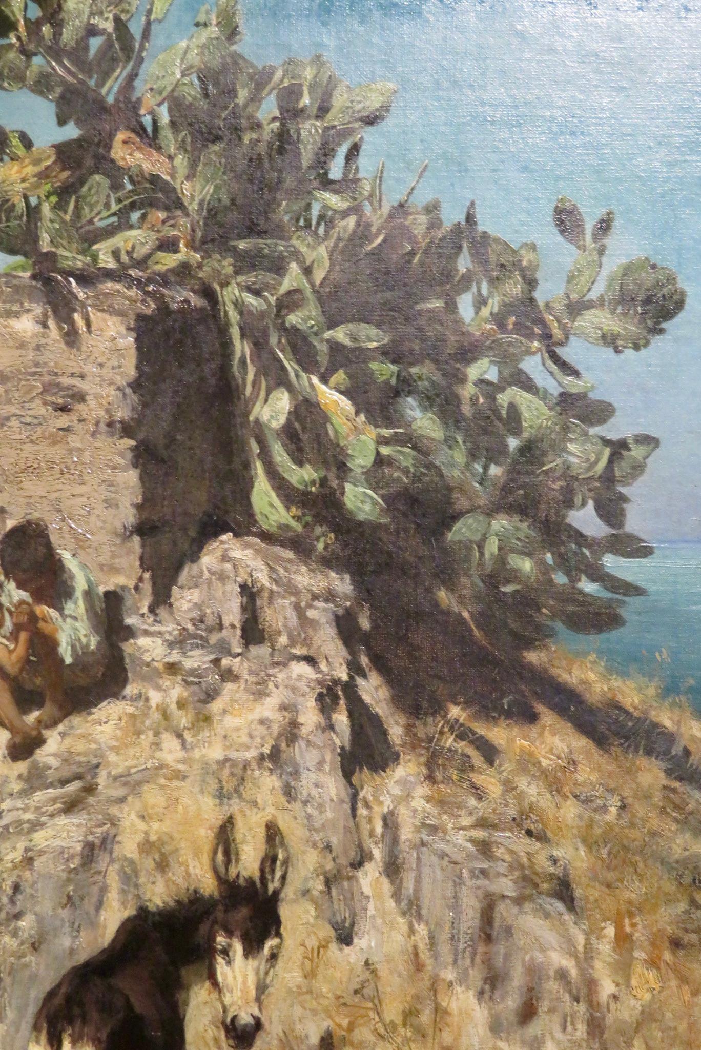 Original antikes arabisches Ölgemälde eines bedeutenden deutsch-österreichischen Malers im Angebot 2