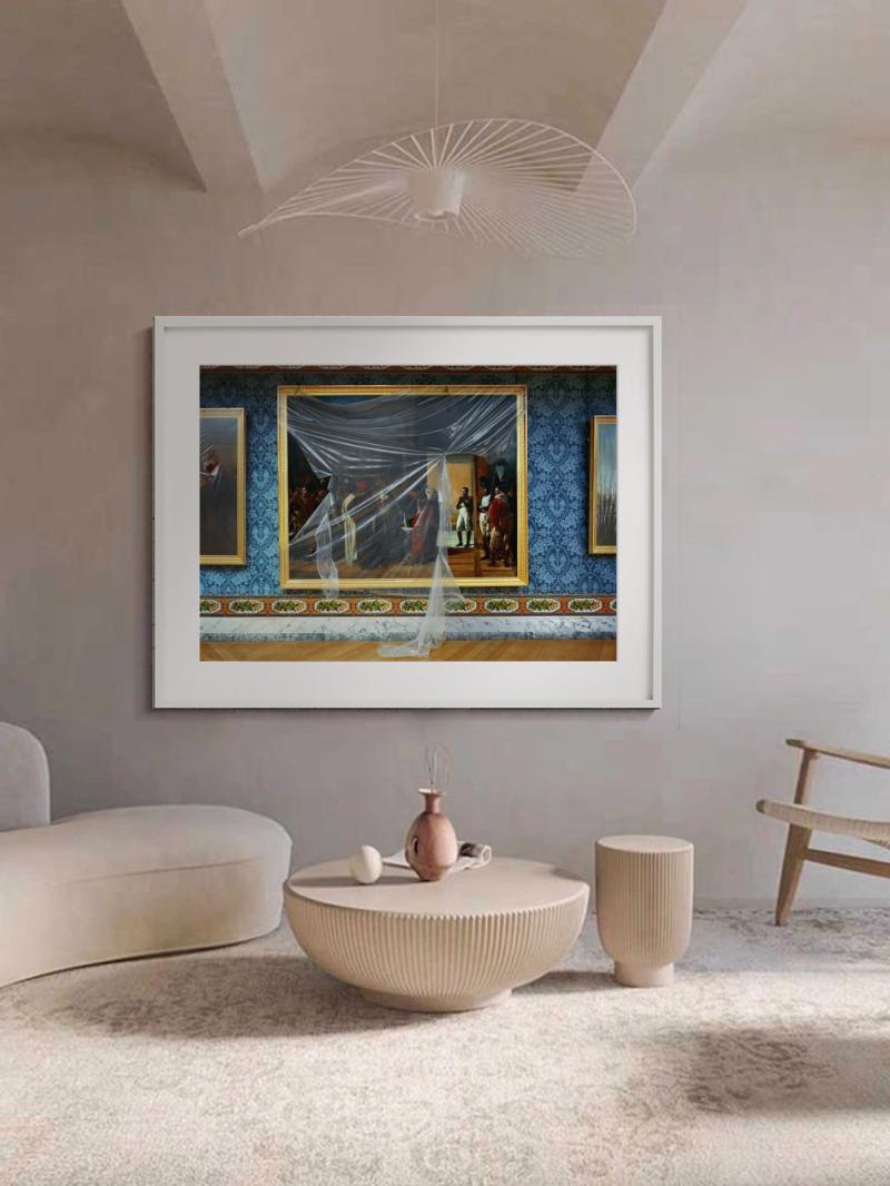 Attique Du Midi, Aile du midi, Chateau de Versailles, Fotografia d'autore, 2005 - Color Photograph Nero di Robert Polidori