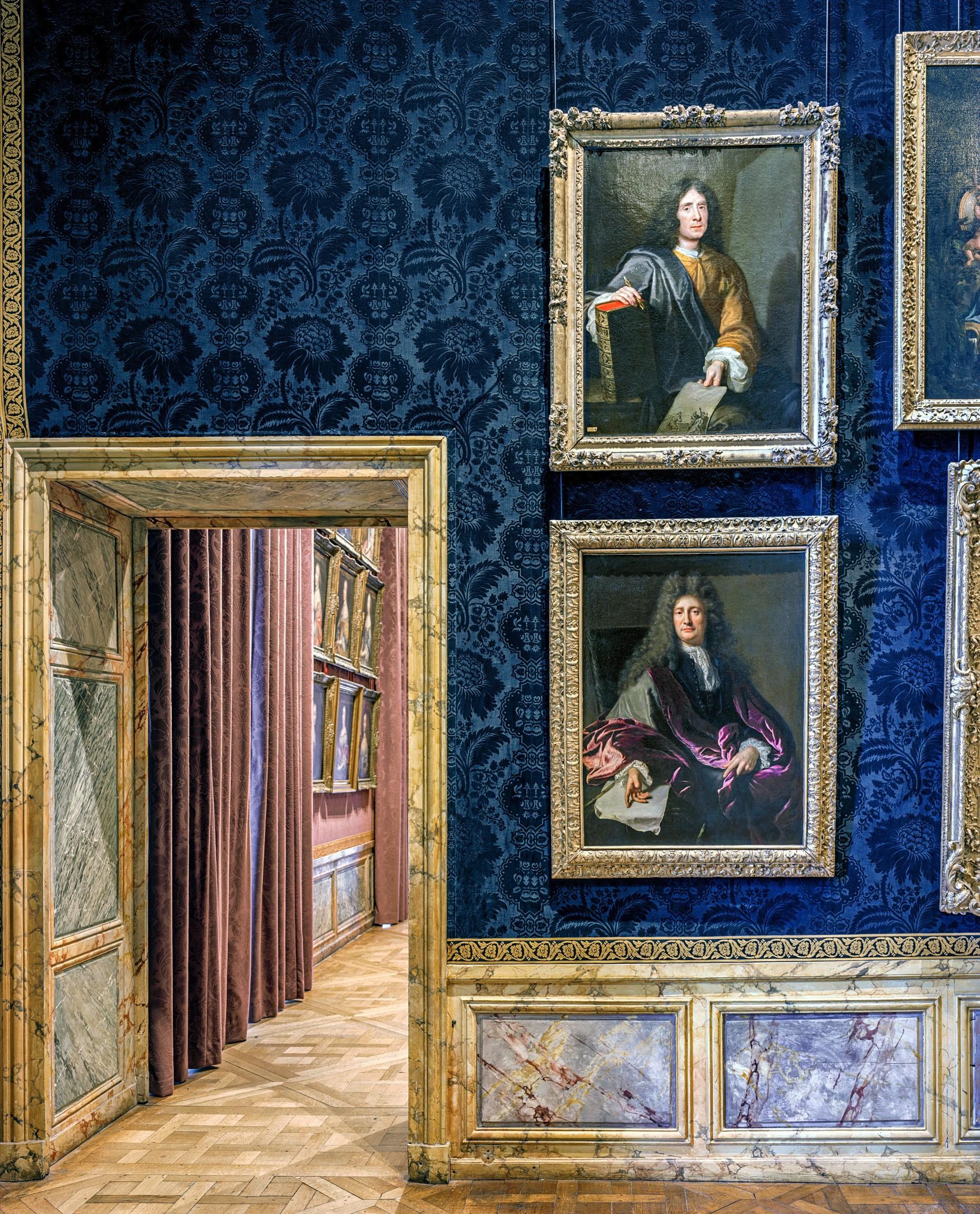 Robert Polidori Color Photograph - Enfilade Bleu, Chateau Versailles