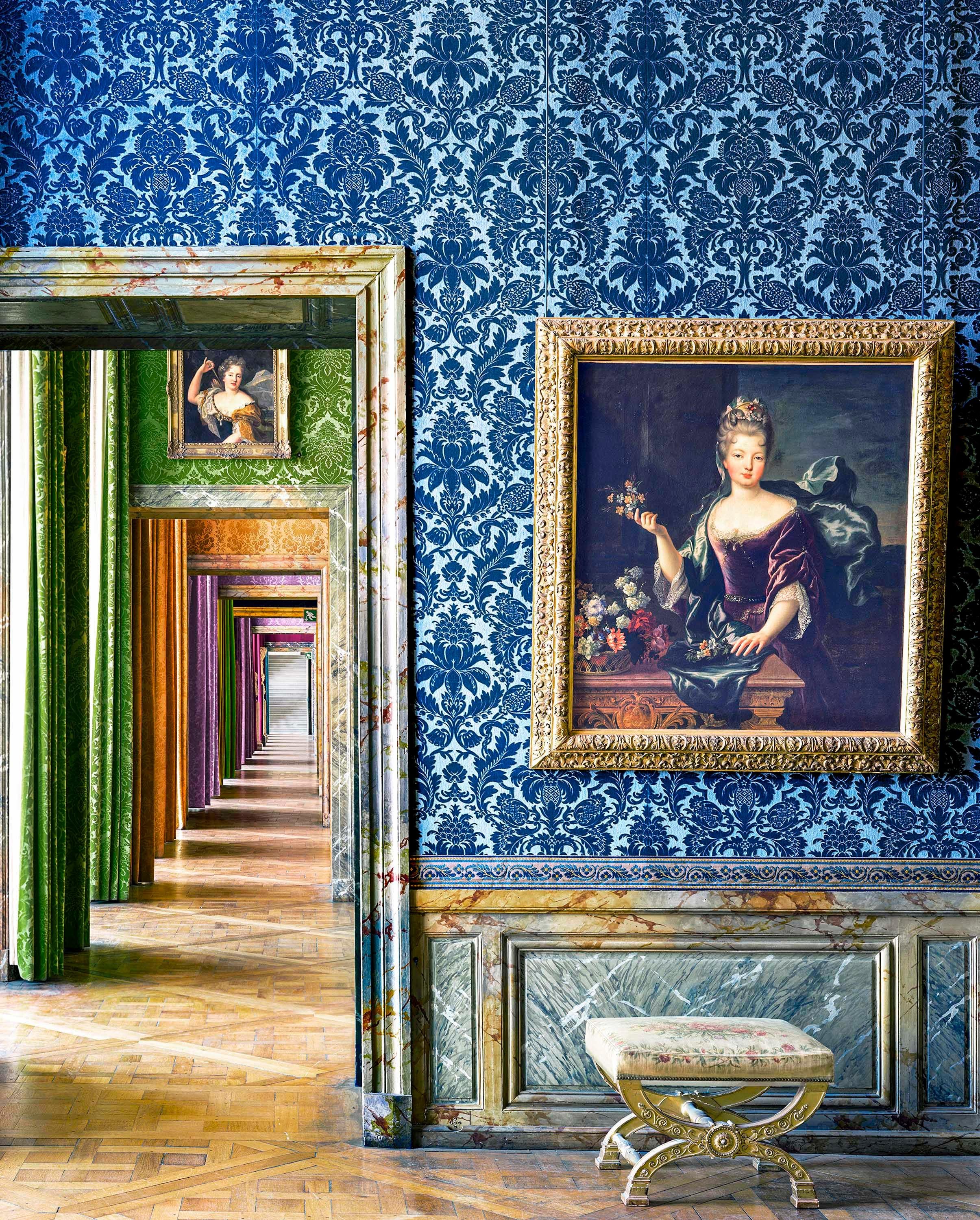 Robert Polidori Color Photograph - Enfilade Marie, Chateau Versailles