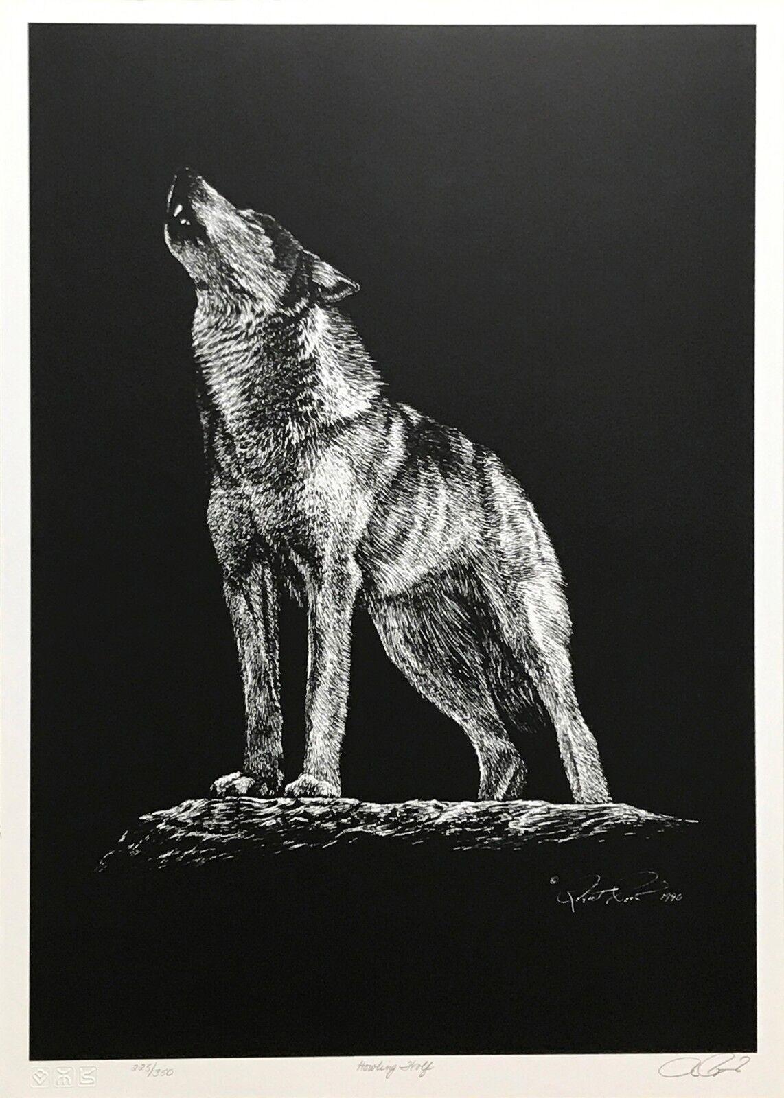Robert Pow Animal Print - HOWLING WOLF