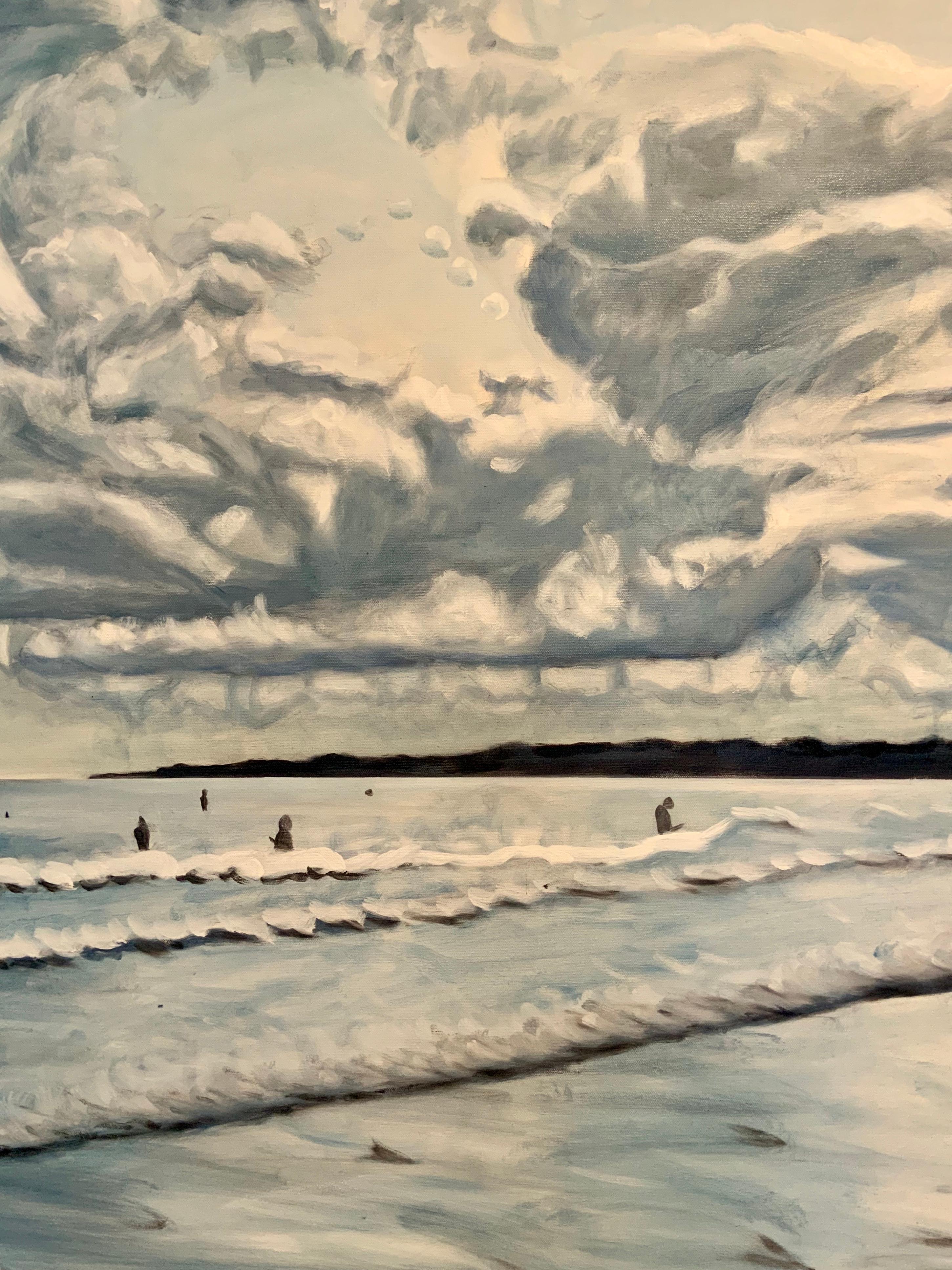 Silberlandschaft (Zeitgenössisch), Painting, von Robert Preston