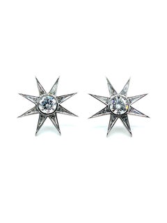 Robert Procop, boucles d'oreilles toile lumineuse en platine avec diamants 1,57 carat