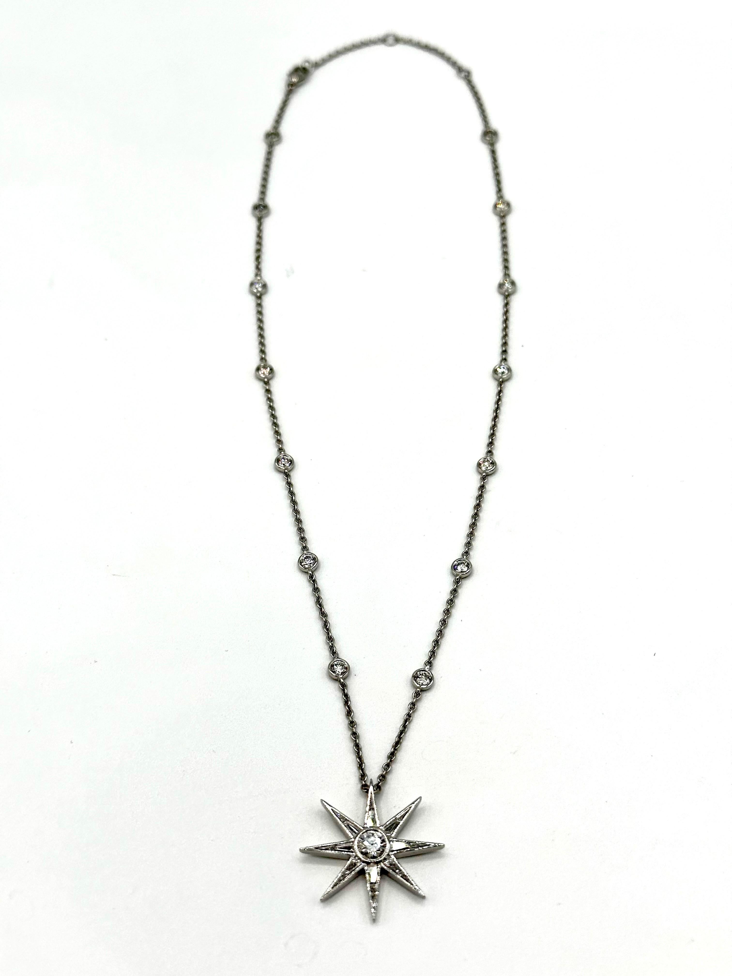 Robert Procop Halskette mit Leuchtendem Sternschliff-Anhänger, 2,60 Karat Diamant  (Moderne) im Angebot