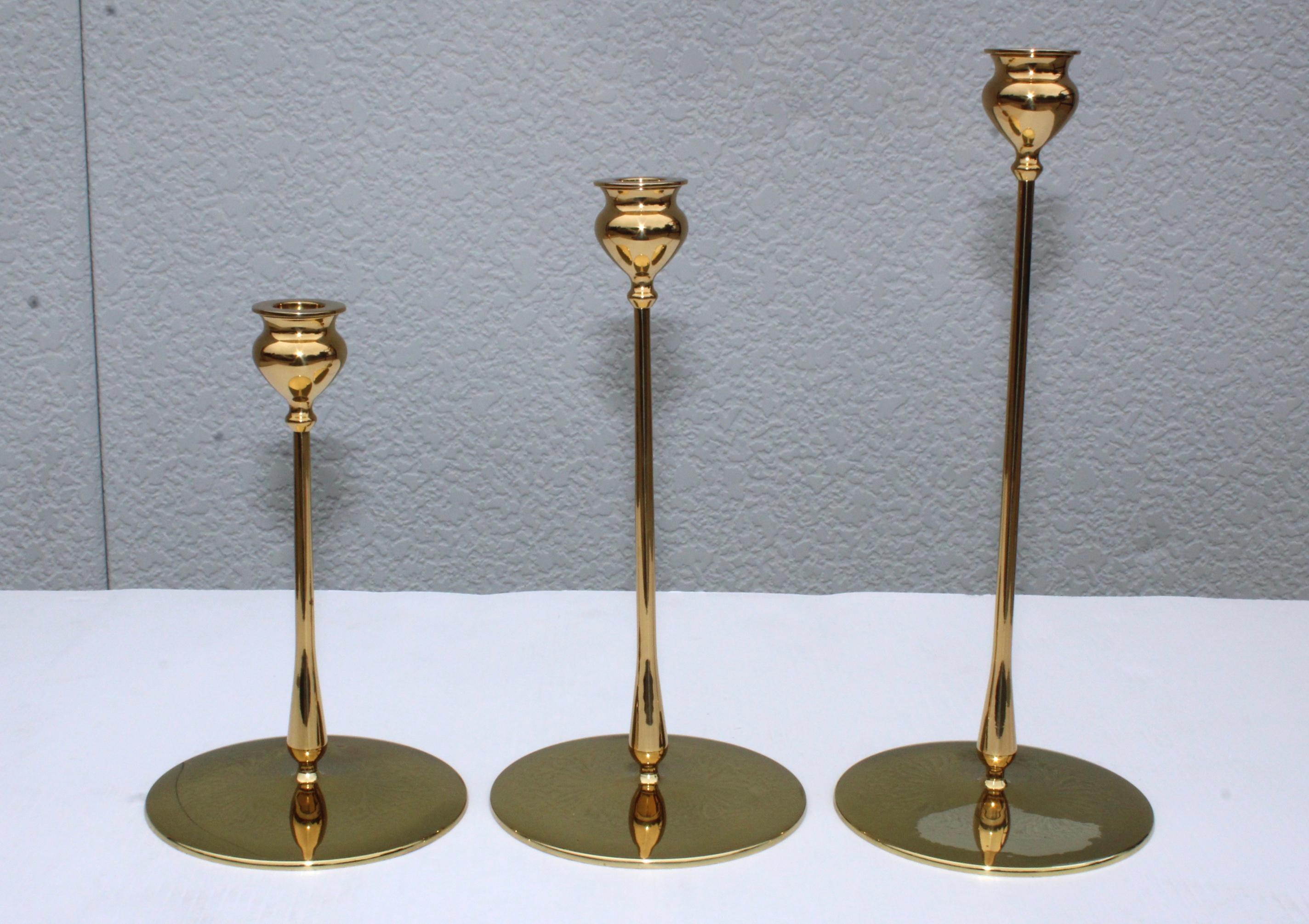 virginia metalcrafters brass candlesticks