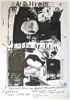 Robert Rauschenberg 1963 Jewish Museum Poster