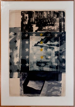 Robert Rauschenberg Carillon 1981 Signed Lithograph 12/29 Framed