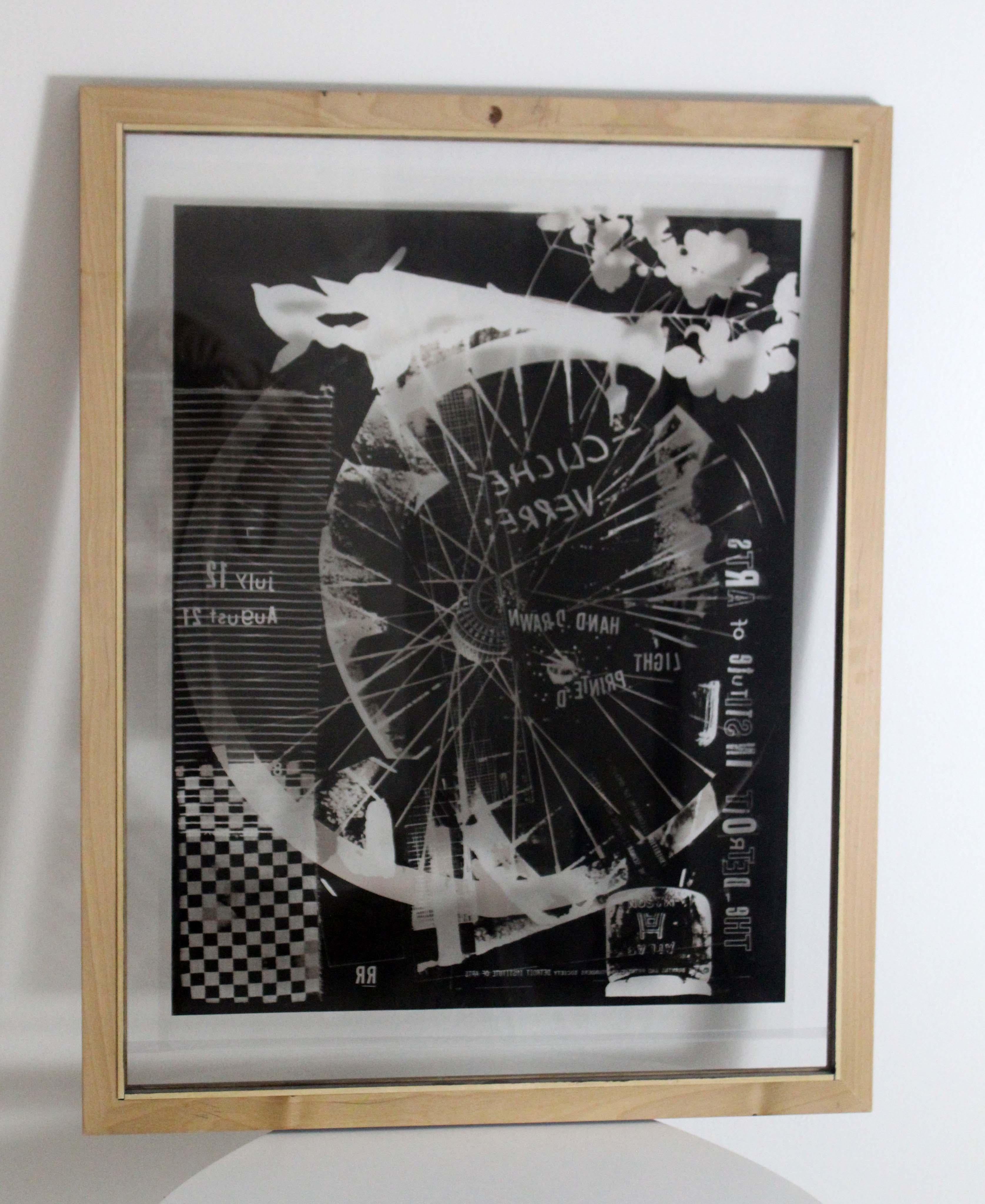 Robert Rauschenberg Cliche Verre Offest Lithograph on Mylar 1980 DIA 5