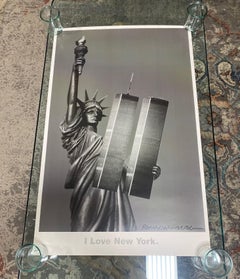 Robert Rauschenberg Limited Edition Lithograph Poster I Love New York, 2001