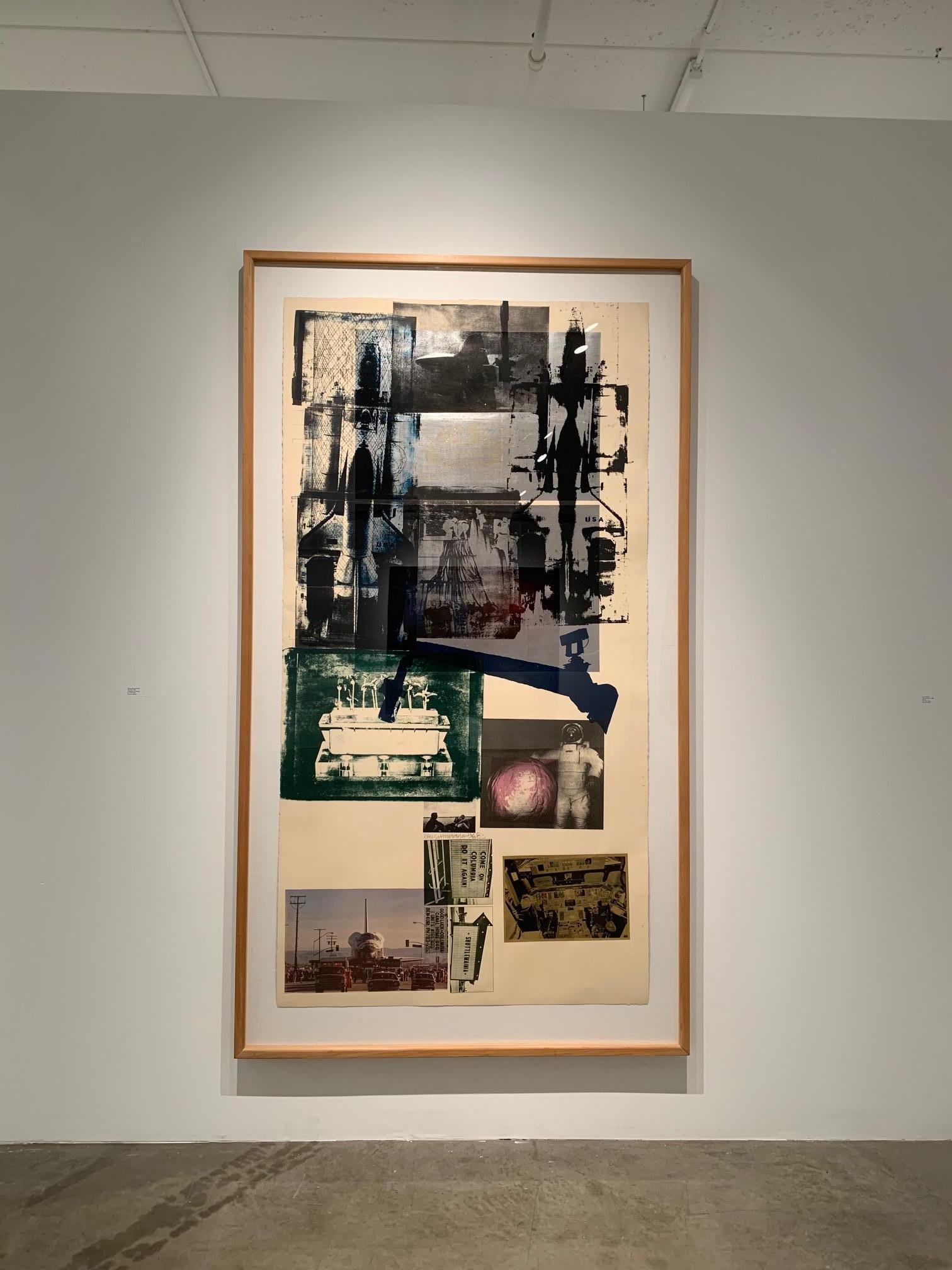 Hot Shot, Post- Modern, Lithograph by Robert Rauschenberg For Sale 1