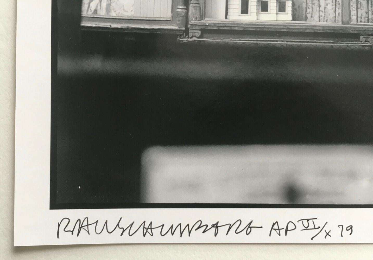 Laundry - New York City, 1979 - Contemporary Photograph by Robert Rauschenberg