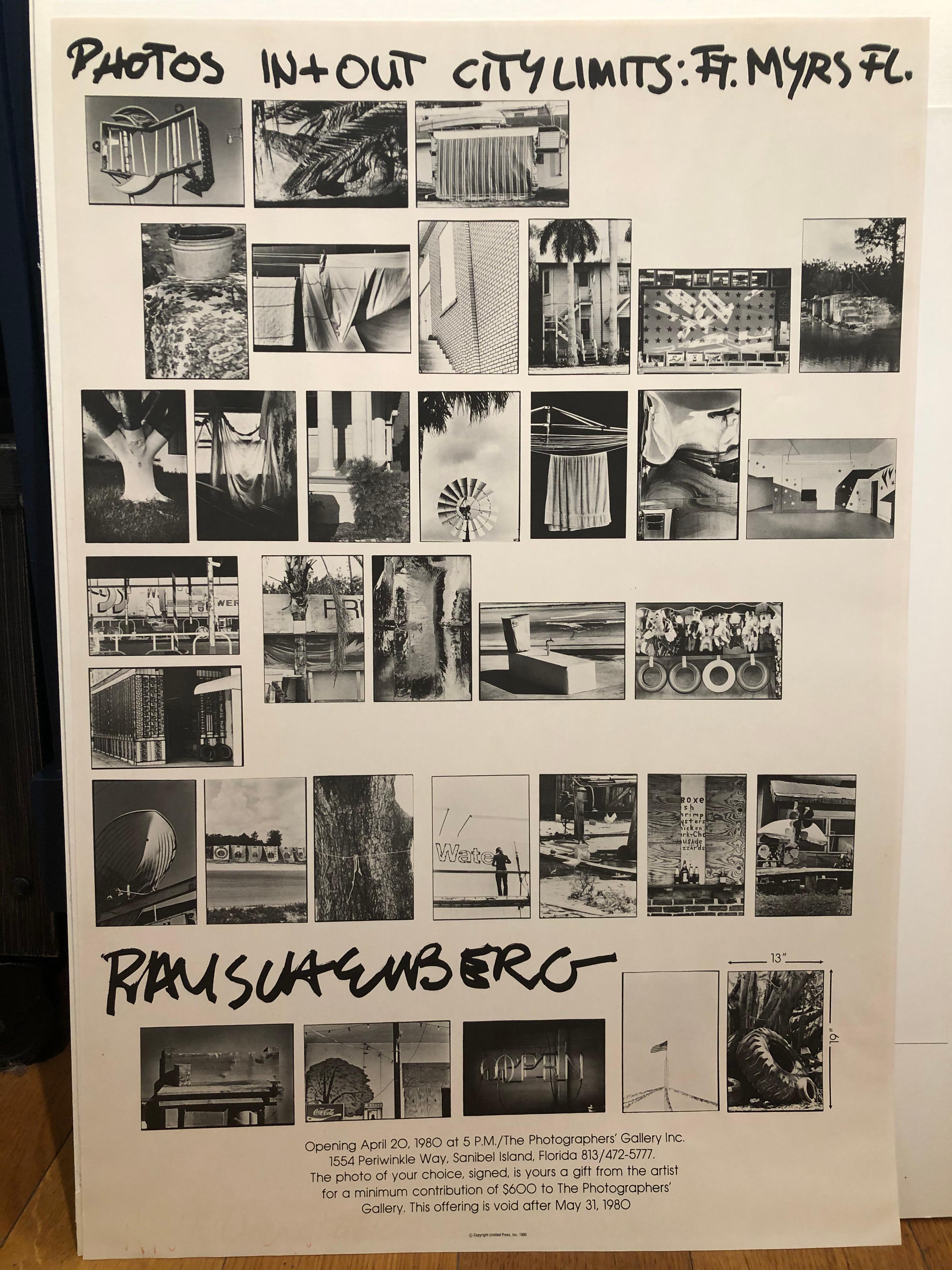 Photos In and Out city limits: Ft. Myrs FL - Post-War Photograph by Robert Rauschenberg