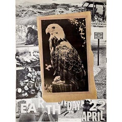 Manifesto originale del 1970 per la Giornata della Terra disegnato da Robert Rauschenberg