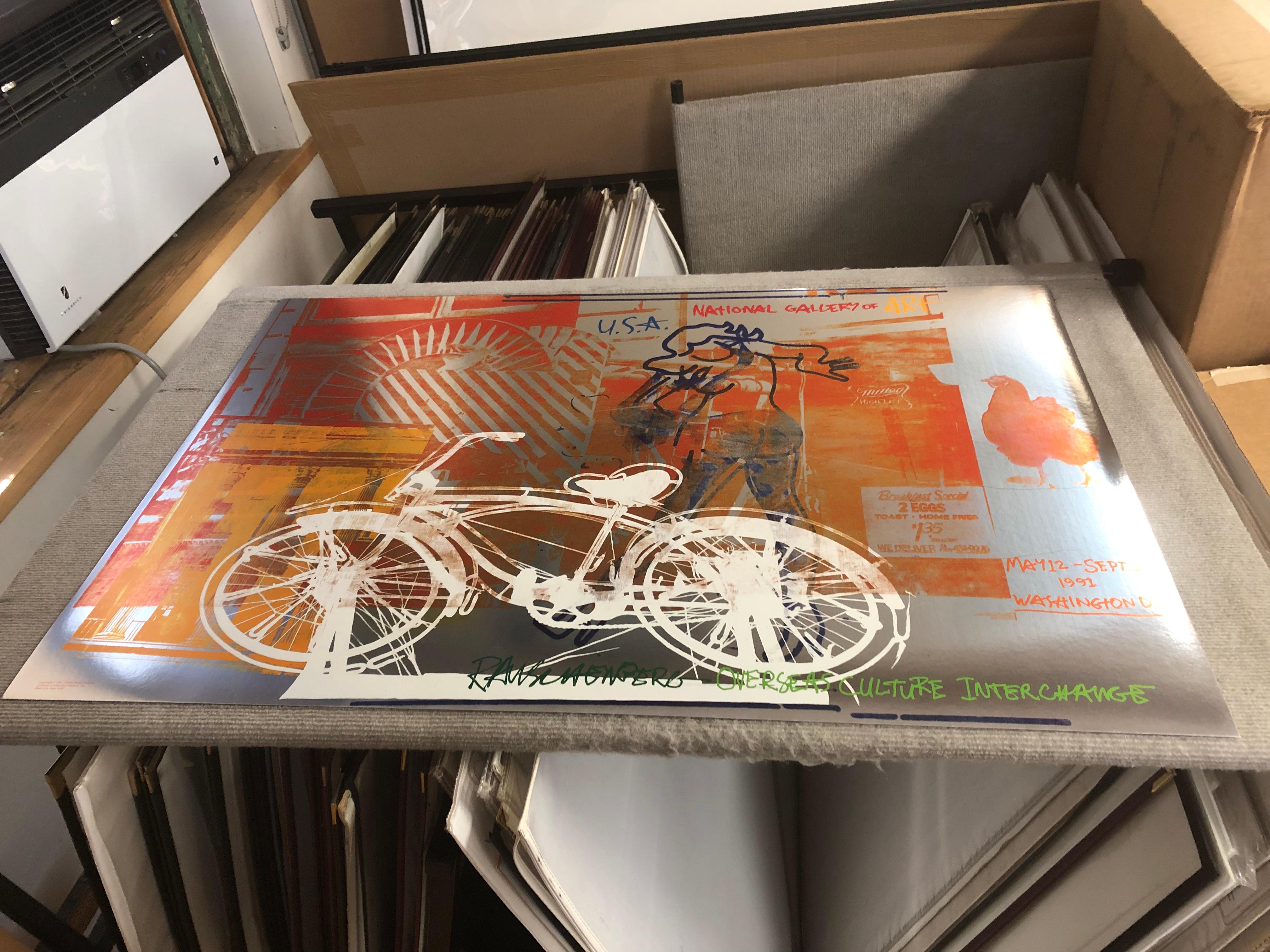After Robert Rauschenberg 'Bicycle, National Gallery' For Sale 1
