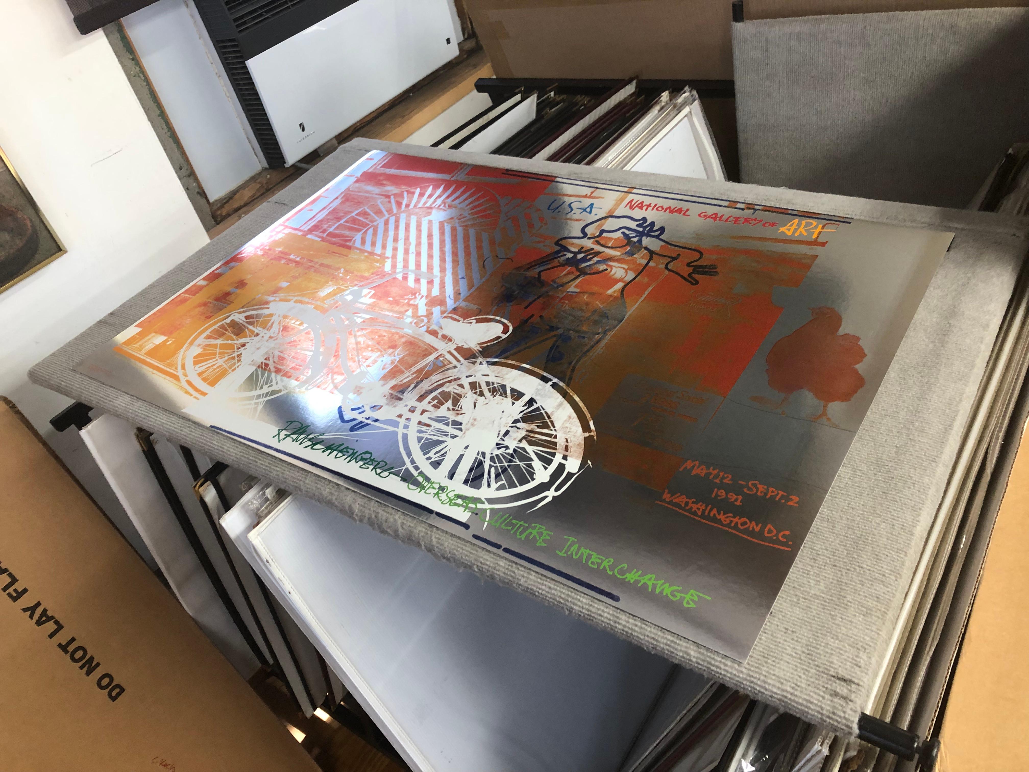 After Robert Rauschenberg 'Bicycle, National Gallery' For Sale 2