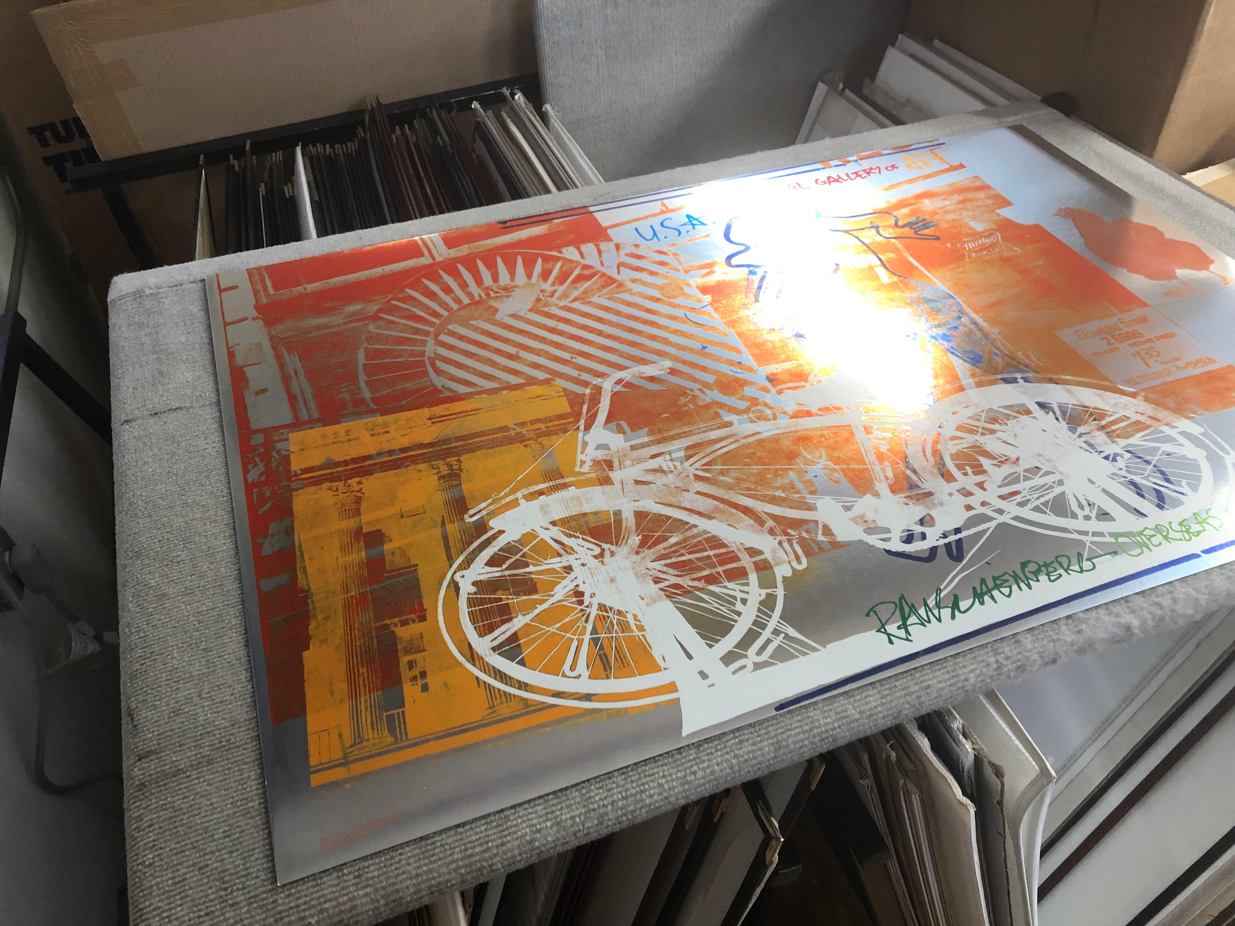 After Robert Rauschenberg 'Bicycle, National Gallery' For Sale 3