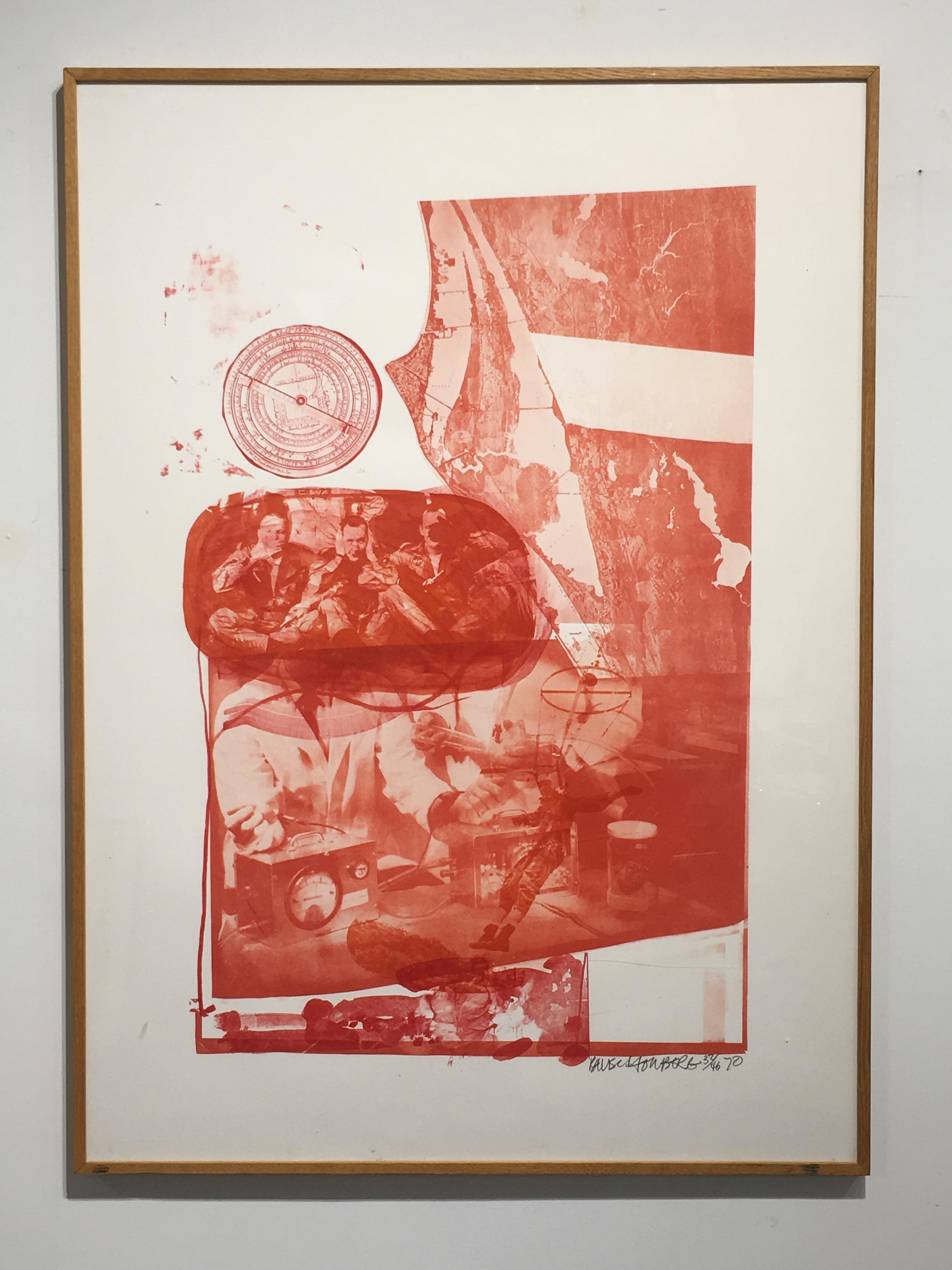 Ape, from Stoned Mood - Print by Robert Rauschenberg