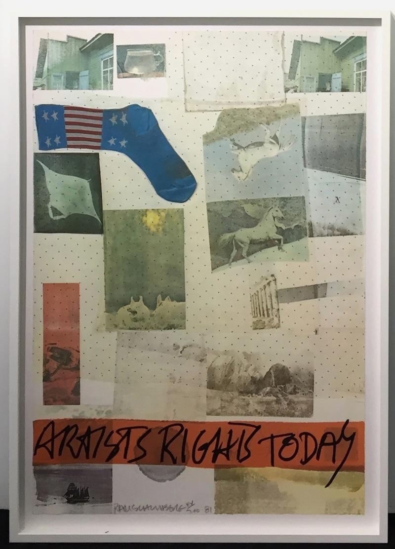 Artist’s Rights Today - Print by Robert Rauschenberg