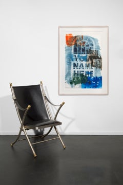 "Banco (Ground Rules)", Aquatint Collage, Signed and Numbered by the Artist