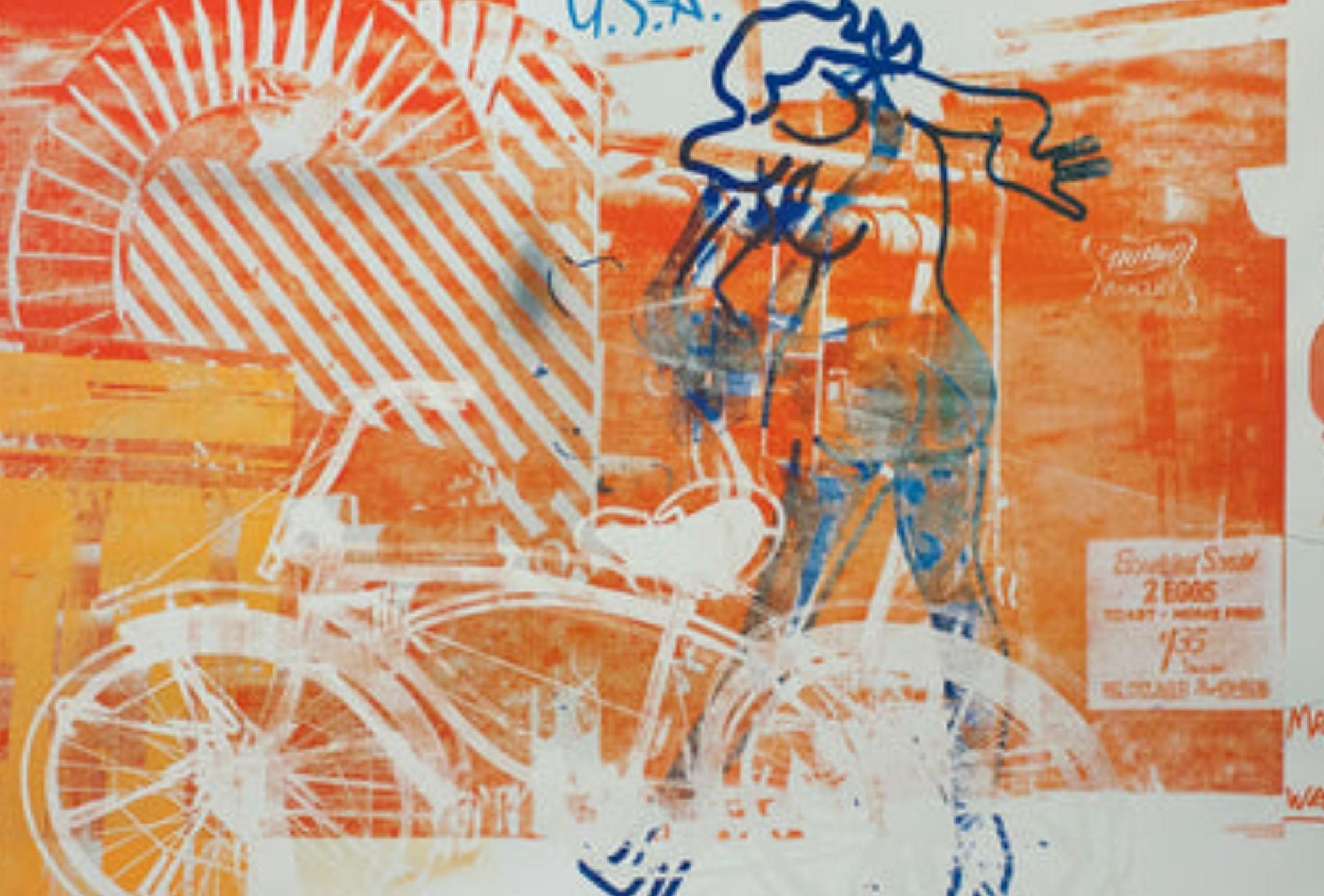 Bicycle, National Gallery By Robert Rauschenberg For Sale 3