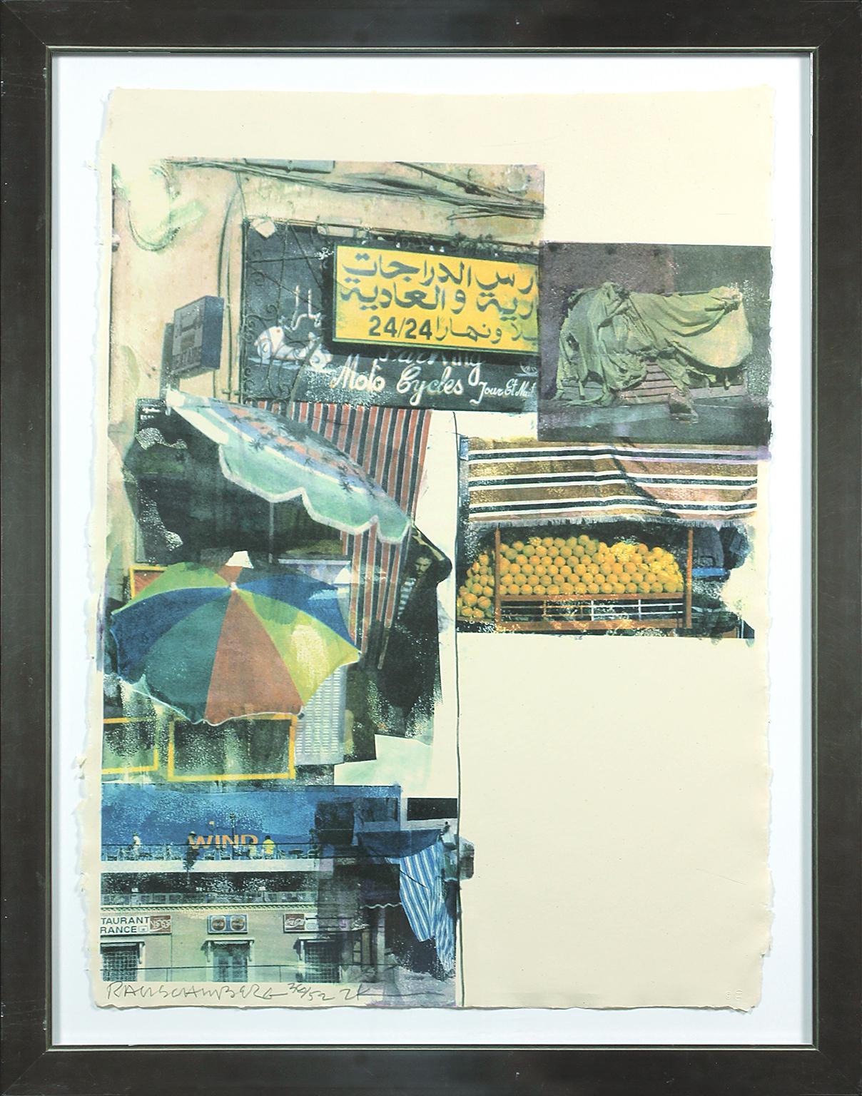 Flaps 12-color screen print by Robert Rauschenberg Edition 36 of 52