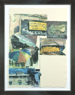 Écran sérigraphie 12 couleurs Flaps de Robert Rauschenberg Édition 36 sur 52