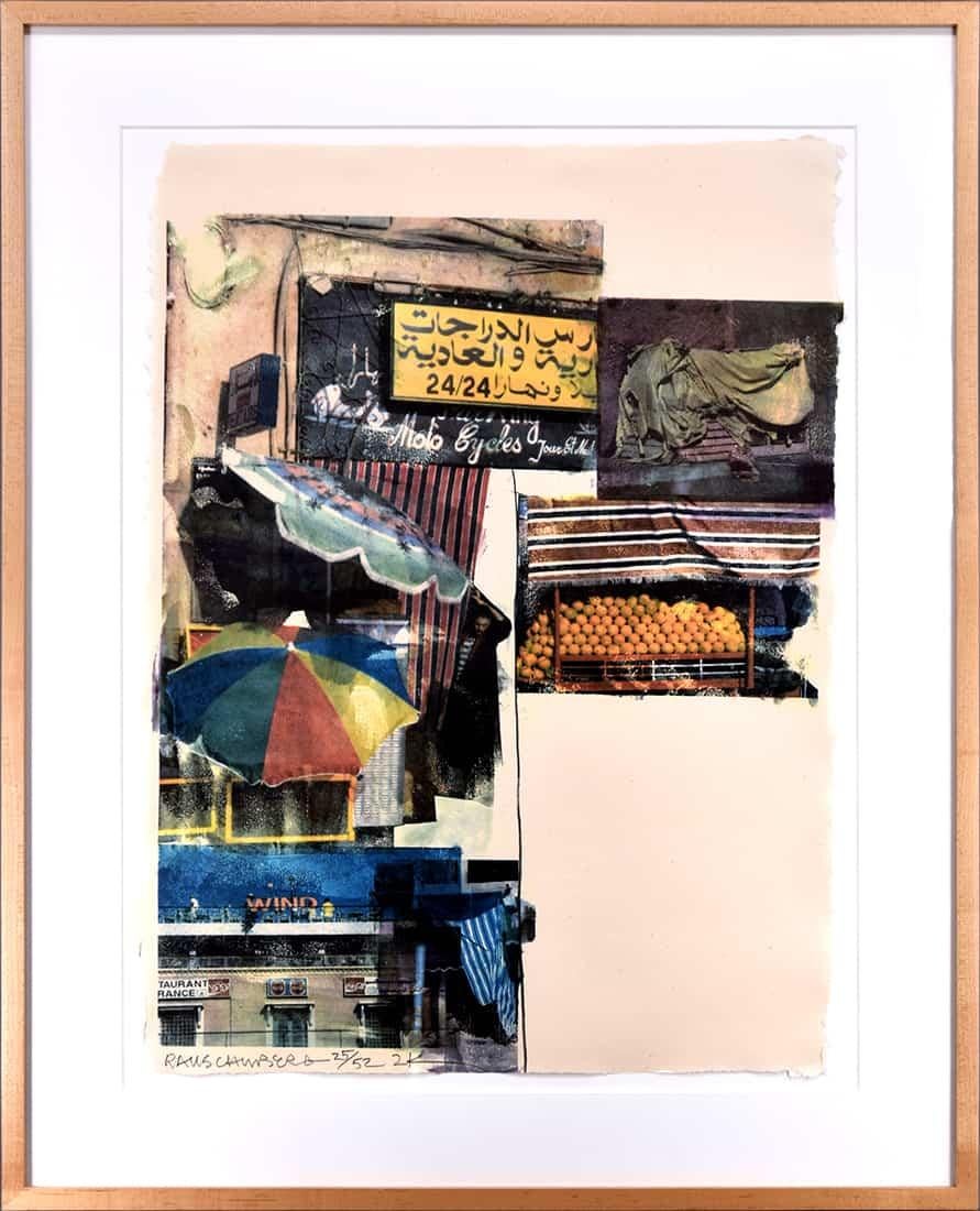 Flaps (Marrakitch) - Abstract Expressionist Print by Robert Rauschenberg