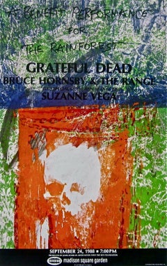 Grateful Dead:: affiche de la soirée de bienfaisance Rainforest 1988