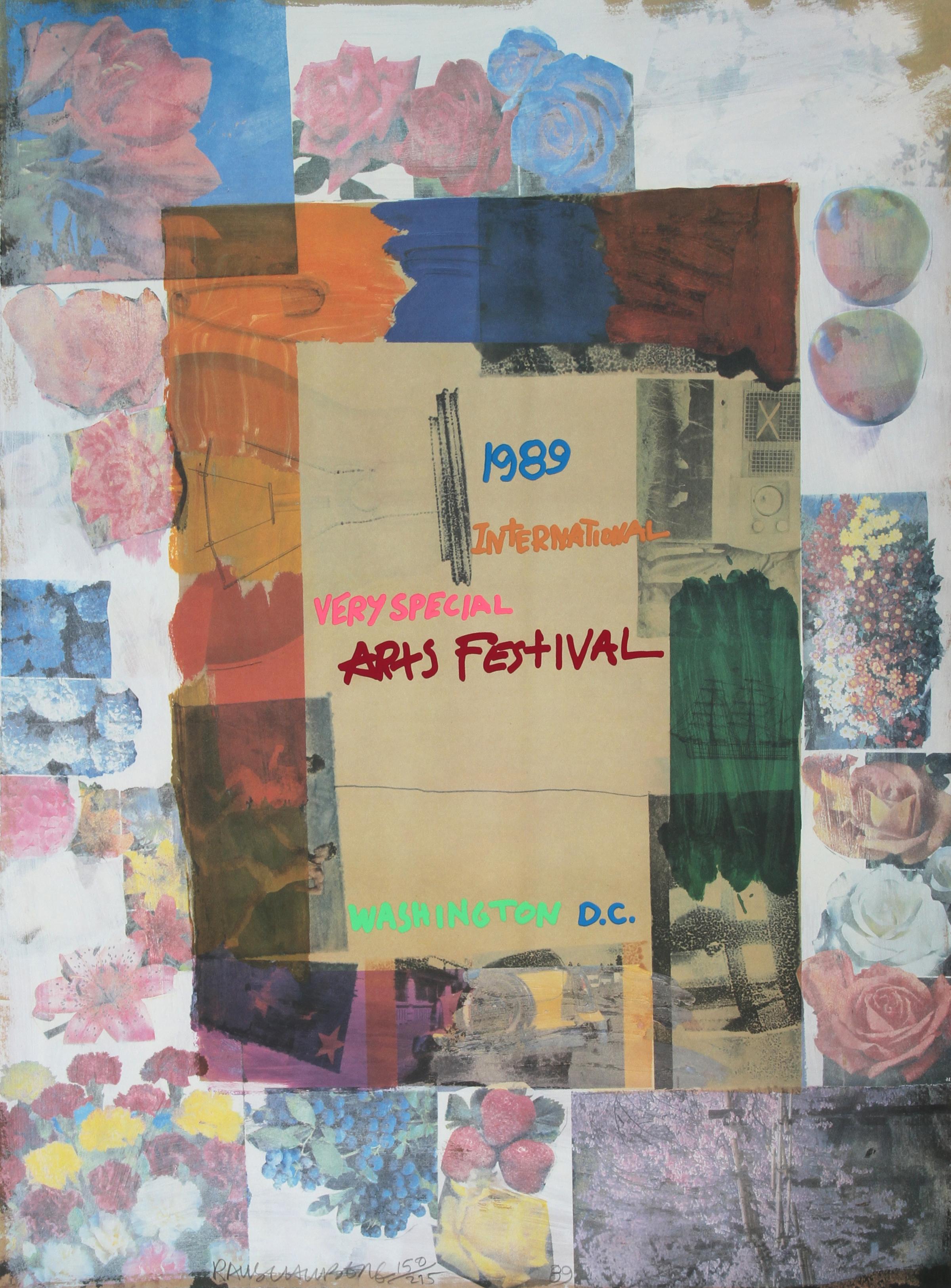 Robert Rauschenberg Figurative Print - International Very Special Arts Festival, Washington D.C.