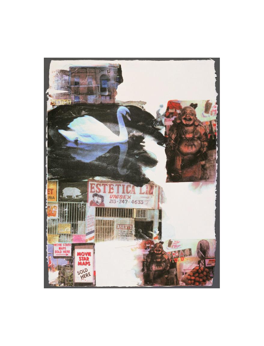 Robert Rauschenberg Abstract Print - L.A. Uncovered # 7 
