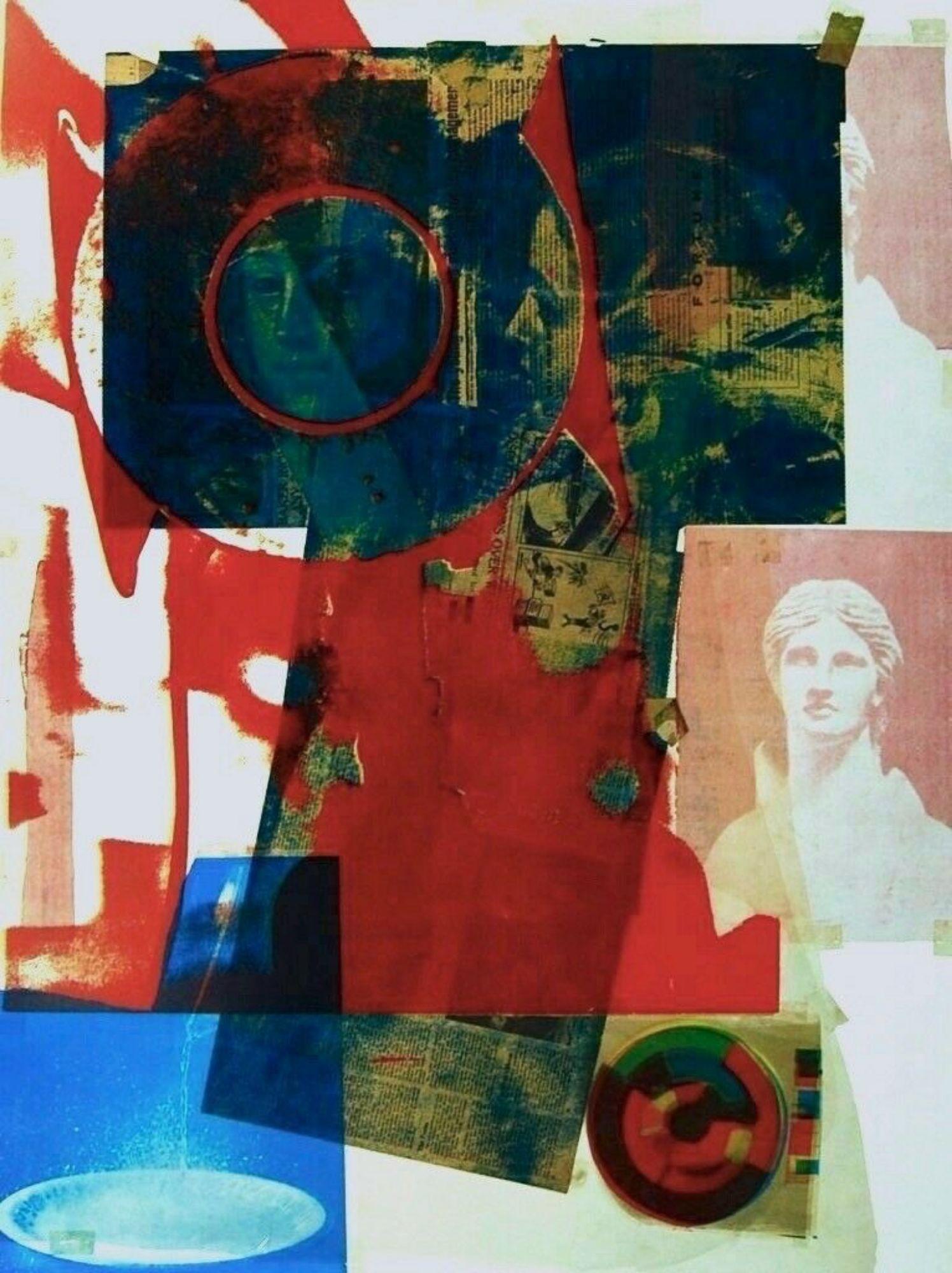 ROBERT RAUSCHENBERG (1925-2008) One of the most influential American artists, having led the direction of contemporary art since his first showings in New York City in the early 1950s, Rauschenberg  gainied notoriety with his combine sculptures and