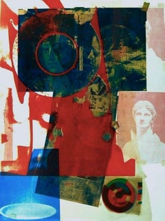 local Quarry One:: Vintage 1968 Ltd Ed Lithographie:: Robert Rauschenberg