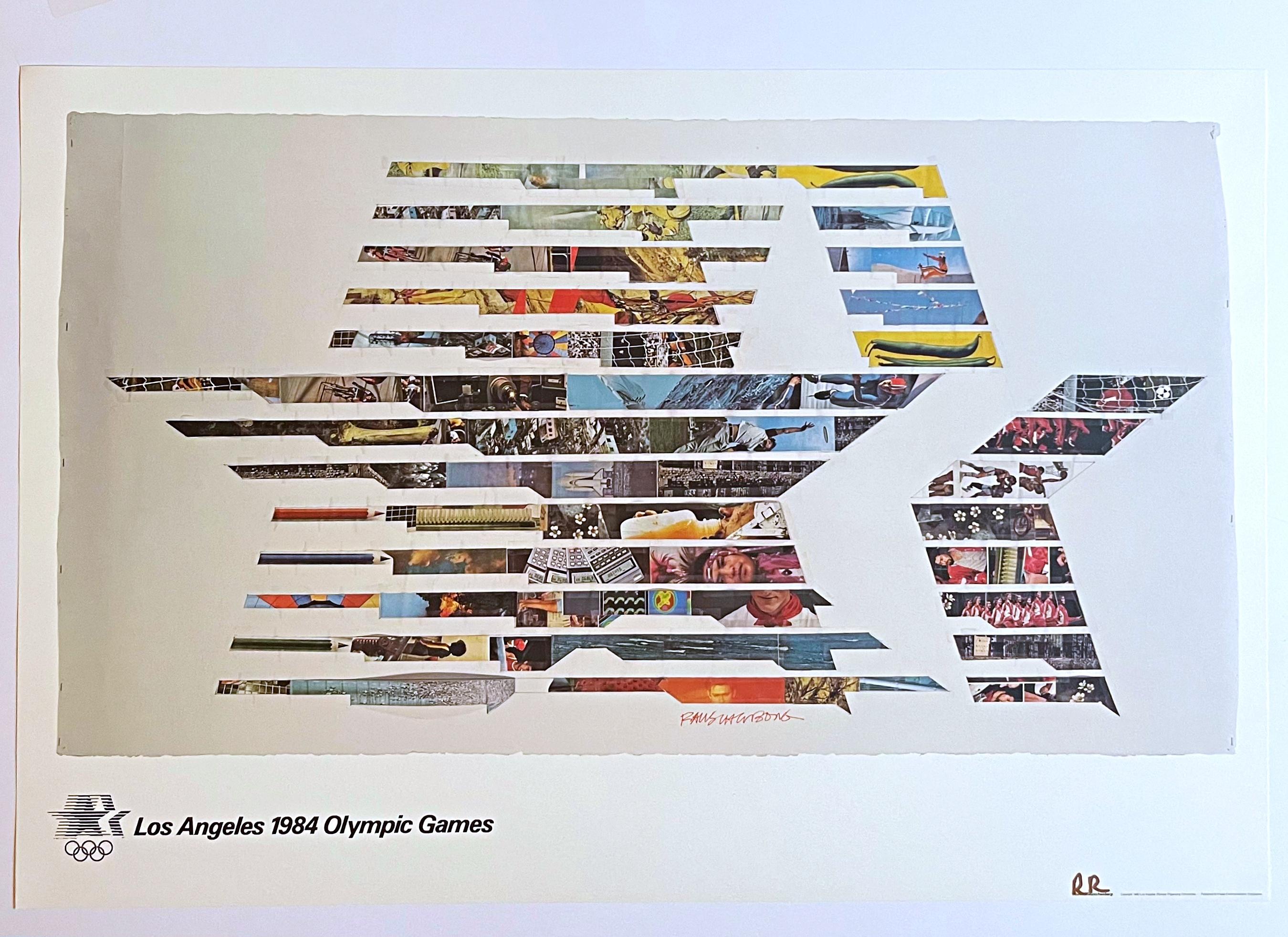 Olympische Spiele 1984 in Los Angeles mit COA vom Olympischen Committee Offsetlithographie im Angebot 2