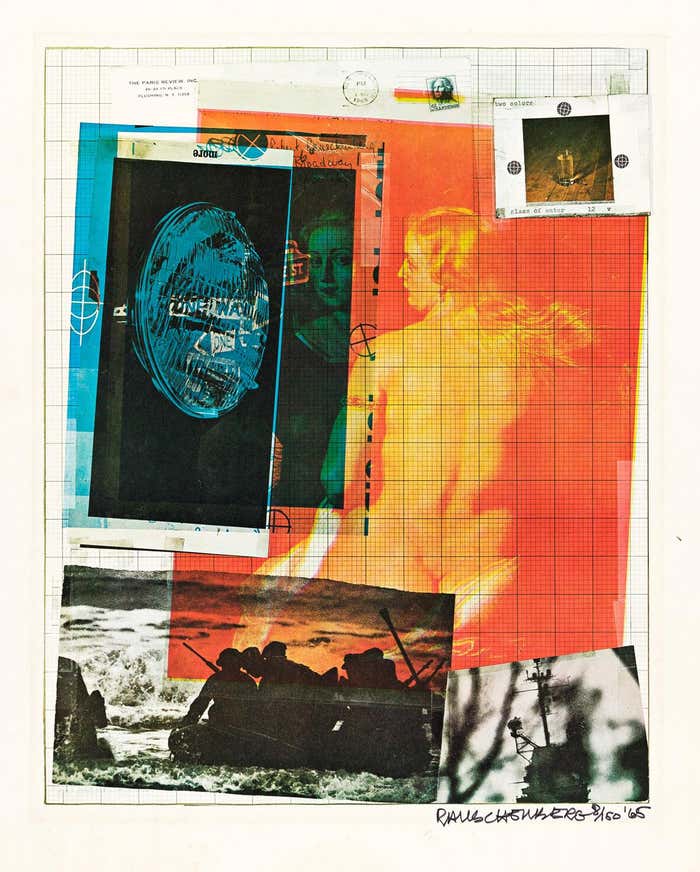 Robert Rauschenberg - Paris Review Poster For Sale at 1stDibs | robert ...
