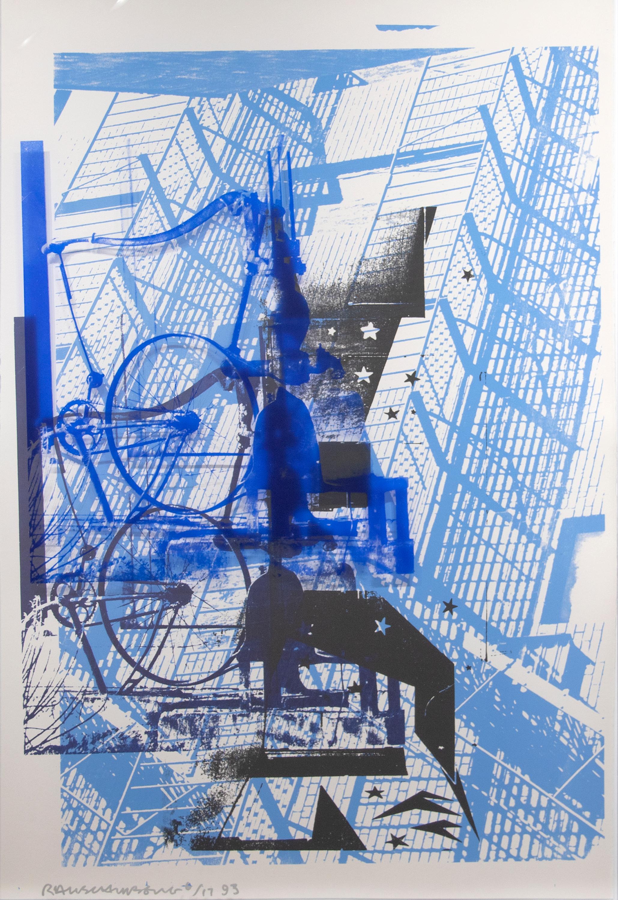 Robert Rauschenberg Abstract Print – Prime Pumpe von ROCI USA 