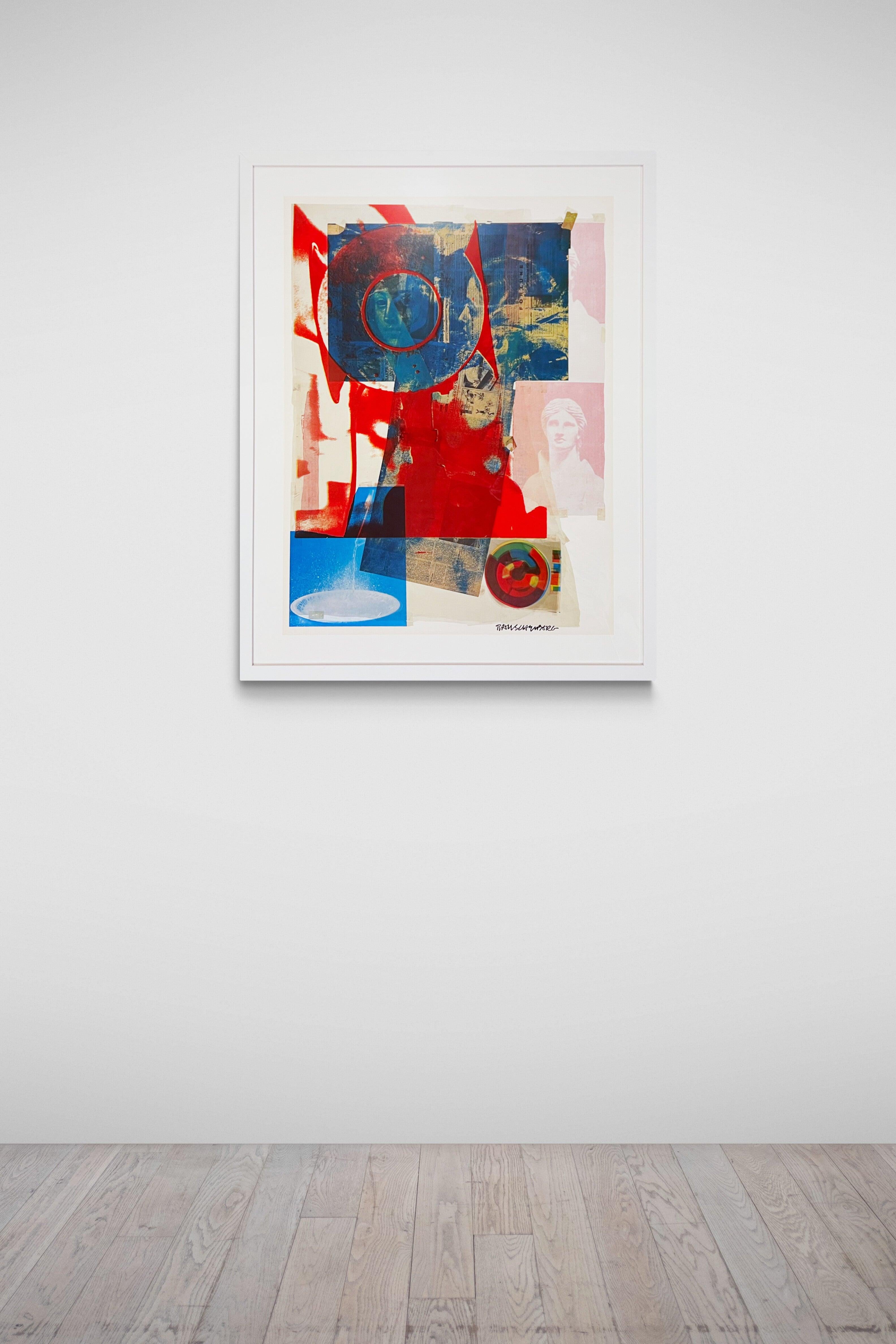 Artist: Robert Rauschenberg
Title: Quarry
Medium: Offset lithograph in colors
Year: 1968
Edition: 500
Frame Size: 41 1/2