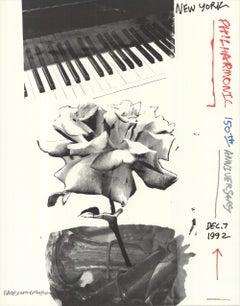 Rauschenberg 'New York Philharmonic 150th Anniversary' 1992- Pop Art Vintage