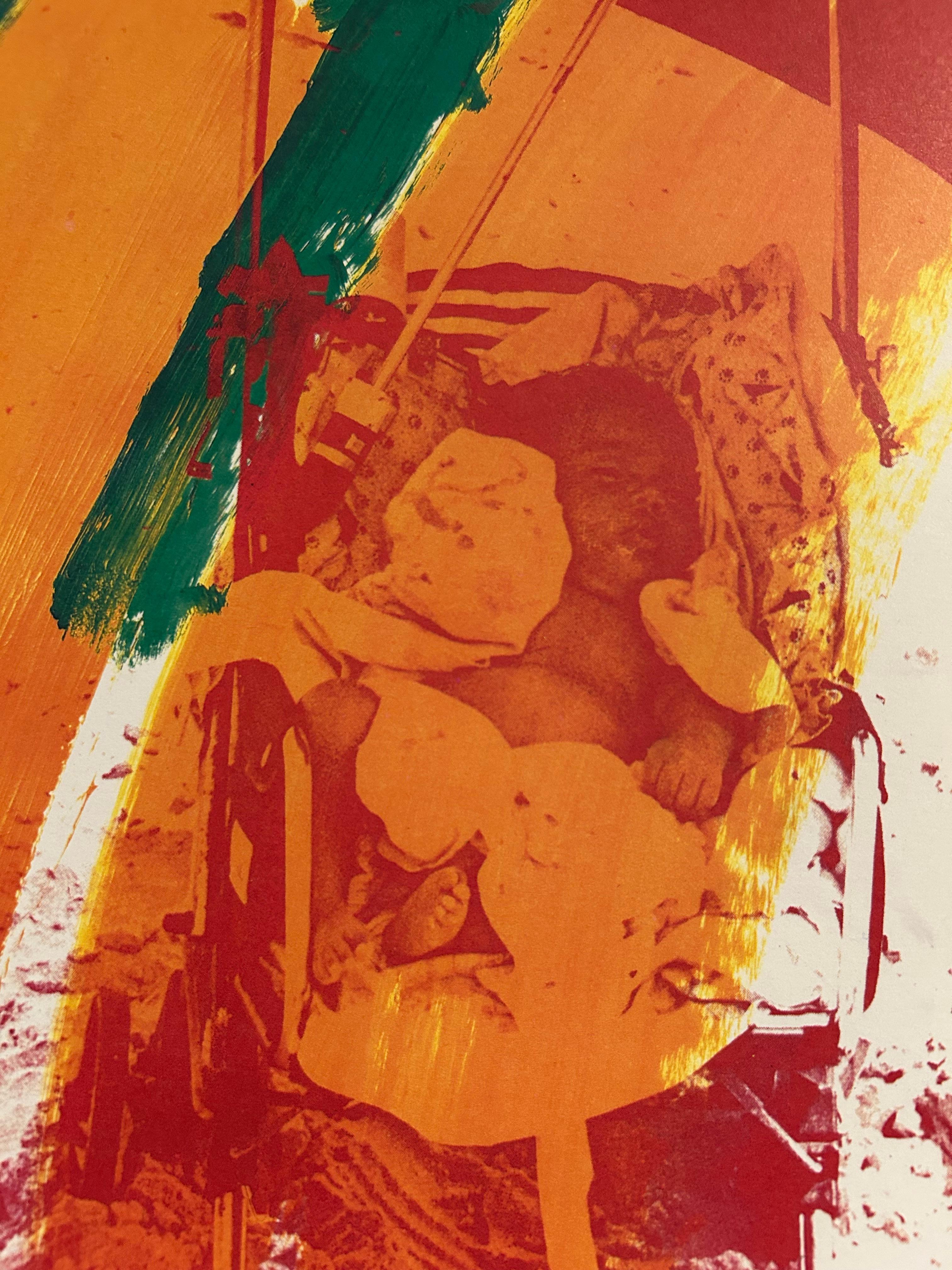Rio de Janeiro is a colorful, bold, graphic, and visually compelling offset-lithograph by blue chip, pop artist Robert Rauschenberg.  ​​​​​​​​​​​​​​​​In 1991, he was involved with the UN's first Earth Summit Committee in Rio, which gathered 600