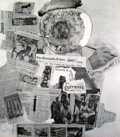 Robert Rauschenberg 'Currents' 1970 Vintage Pop Art