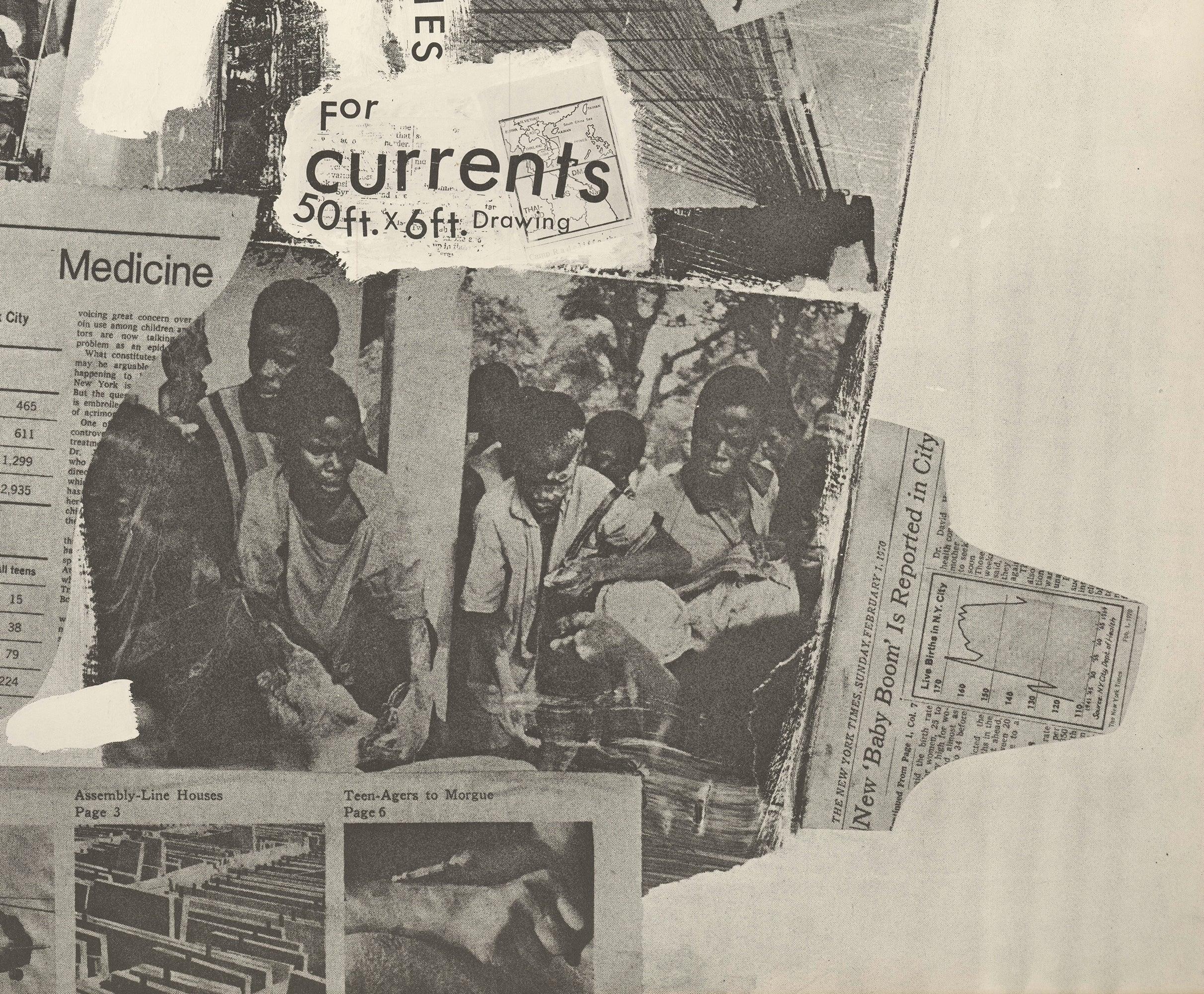 Robert Rauschenberg 'Drawing and Studies for Recent' 1970 en venta 2