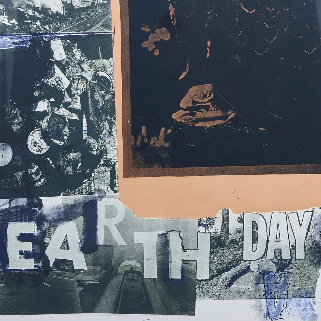 Robert Rauschenberg 'Earth Day' Edizione limitata, stampa litografica firmata in vendita 4