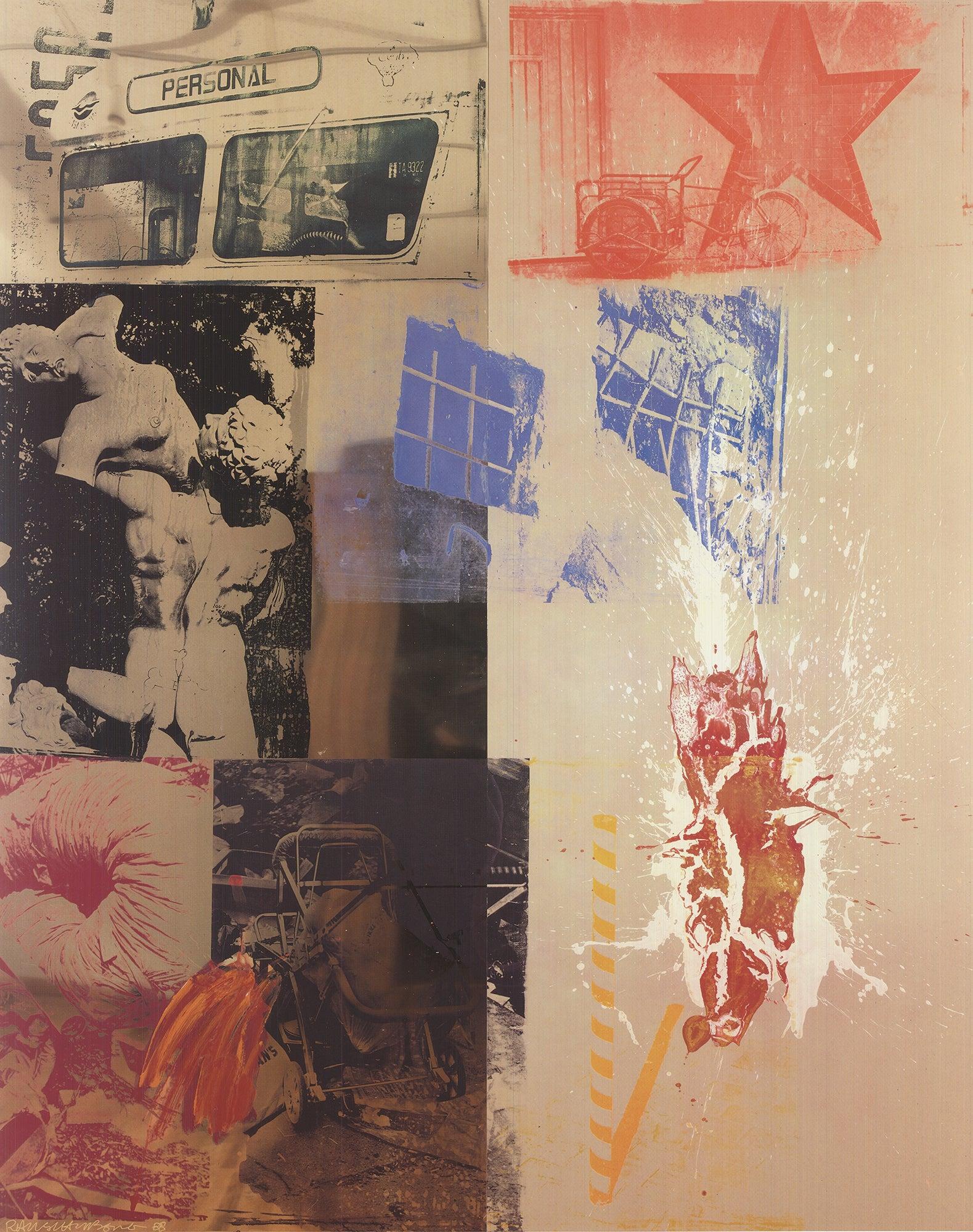 Robert Rauschenberg 'Favor Rites (No Text)' 1994- Offset Lithograph For Sale 1