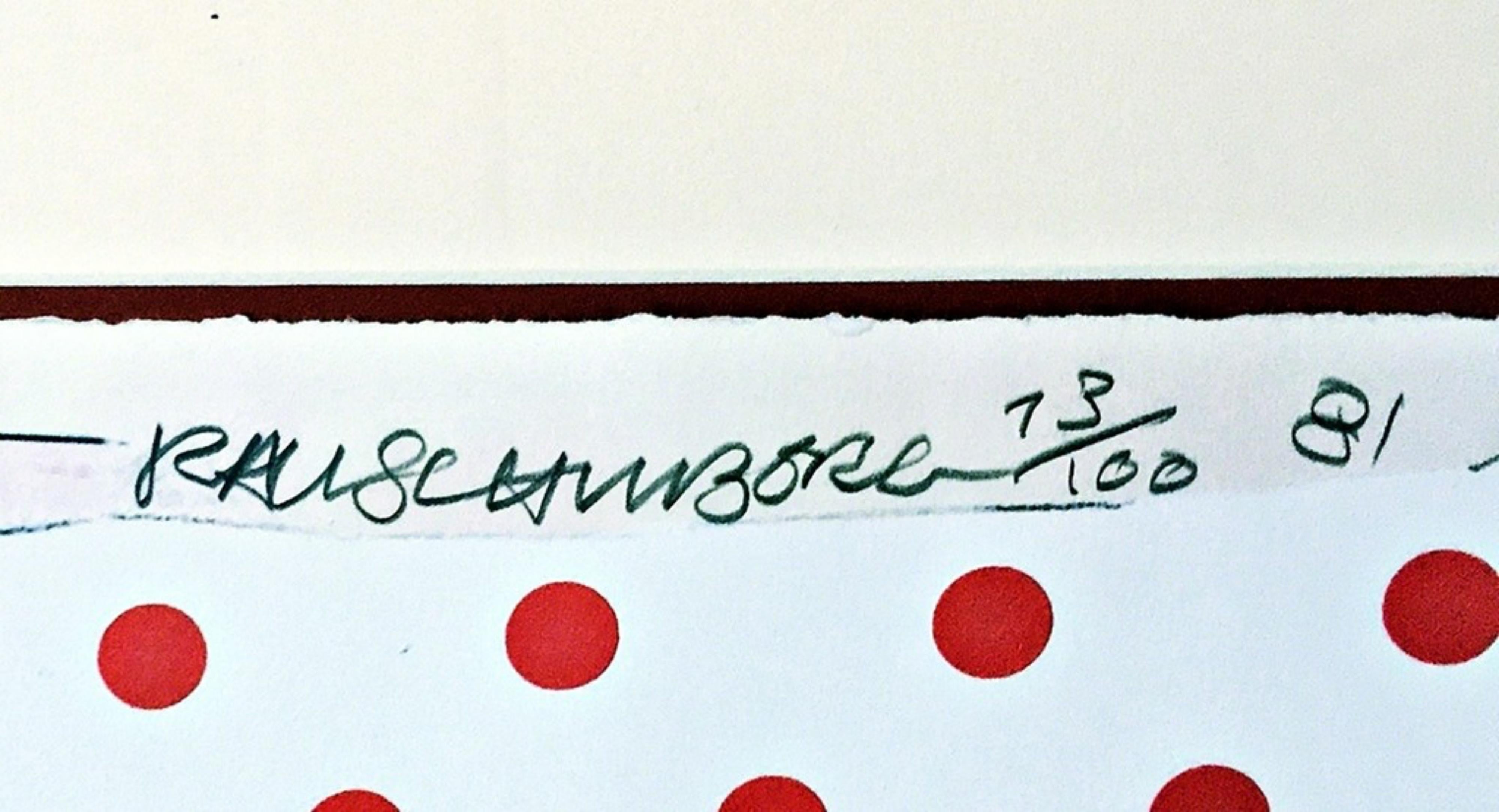 Robert Rauschenberg Human Rights Dinner Signed Pop Art print edition of only 100 For Sale 2