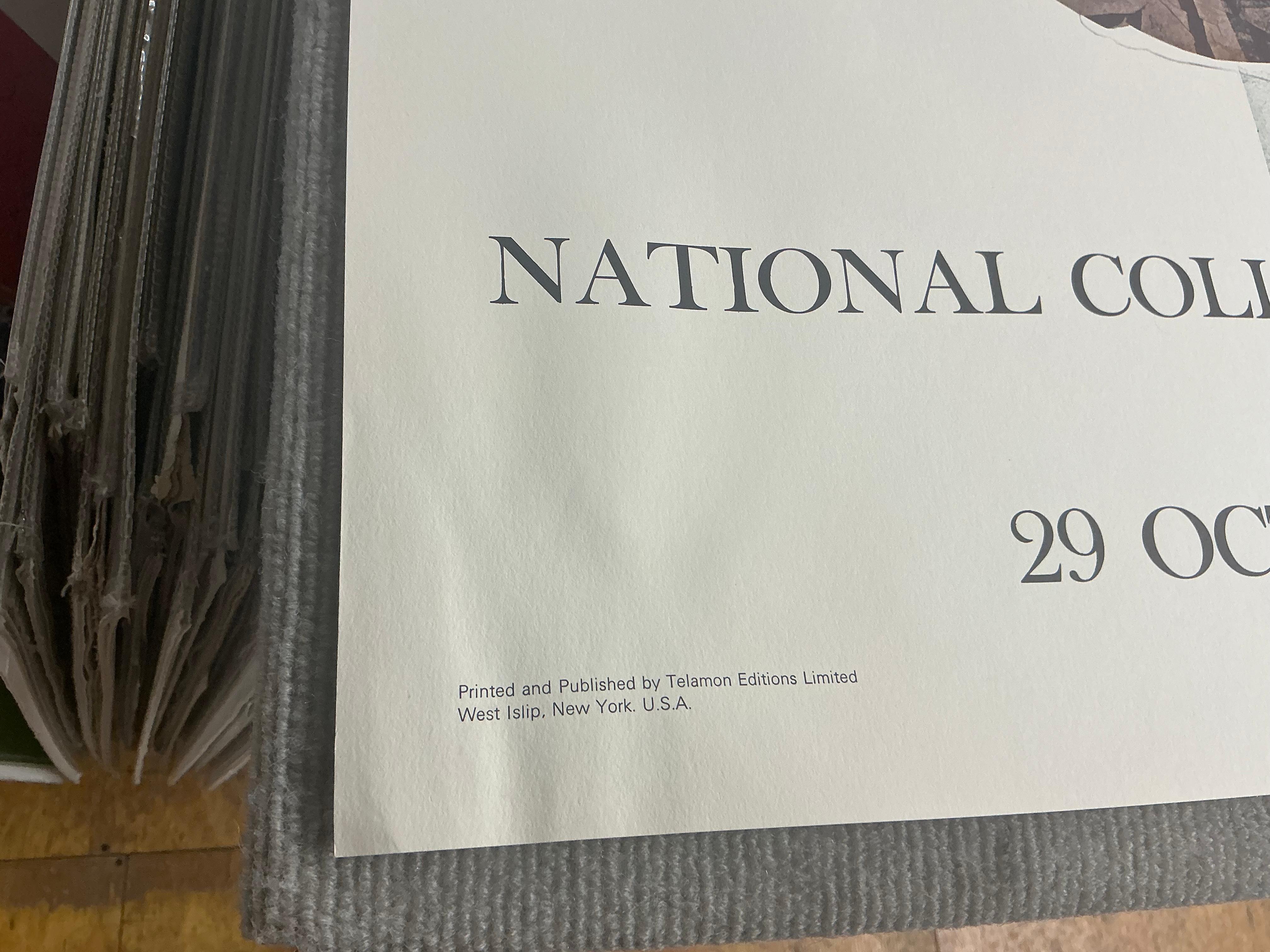 Poster National Collection of Fine Arts de Robert Rauschenberg 1976 Pop Art en vente 12