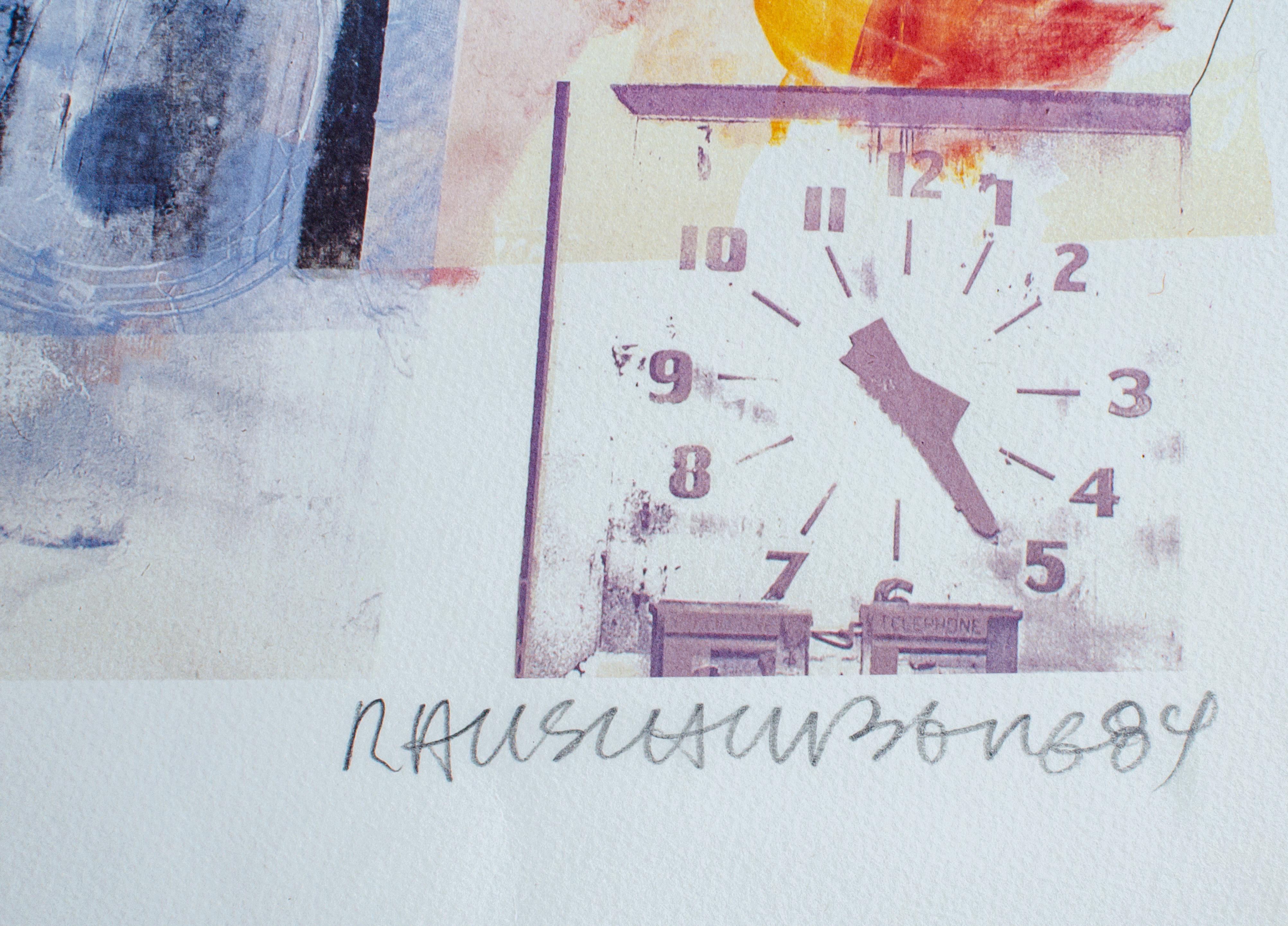 Robert Rauschenberg Litografía firmada en venta 2