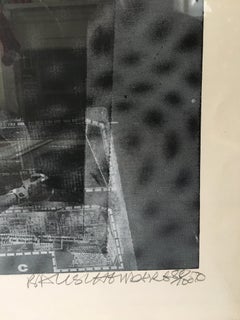 Robert Rauschenberg "Surface Series" (Currents) Limited Edition Signed Print