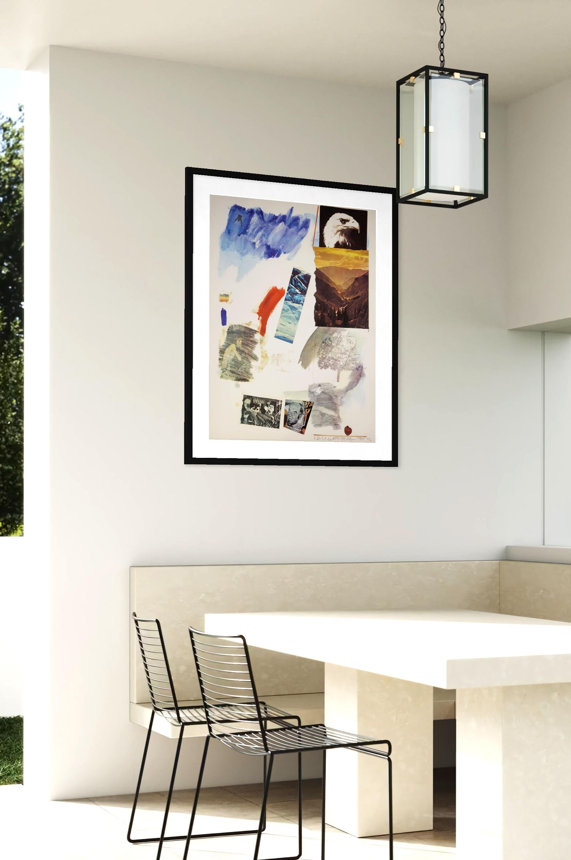 Robert Rauschenberg Untitled (McGovern) 1972 Signed Lithograph Edition of 75