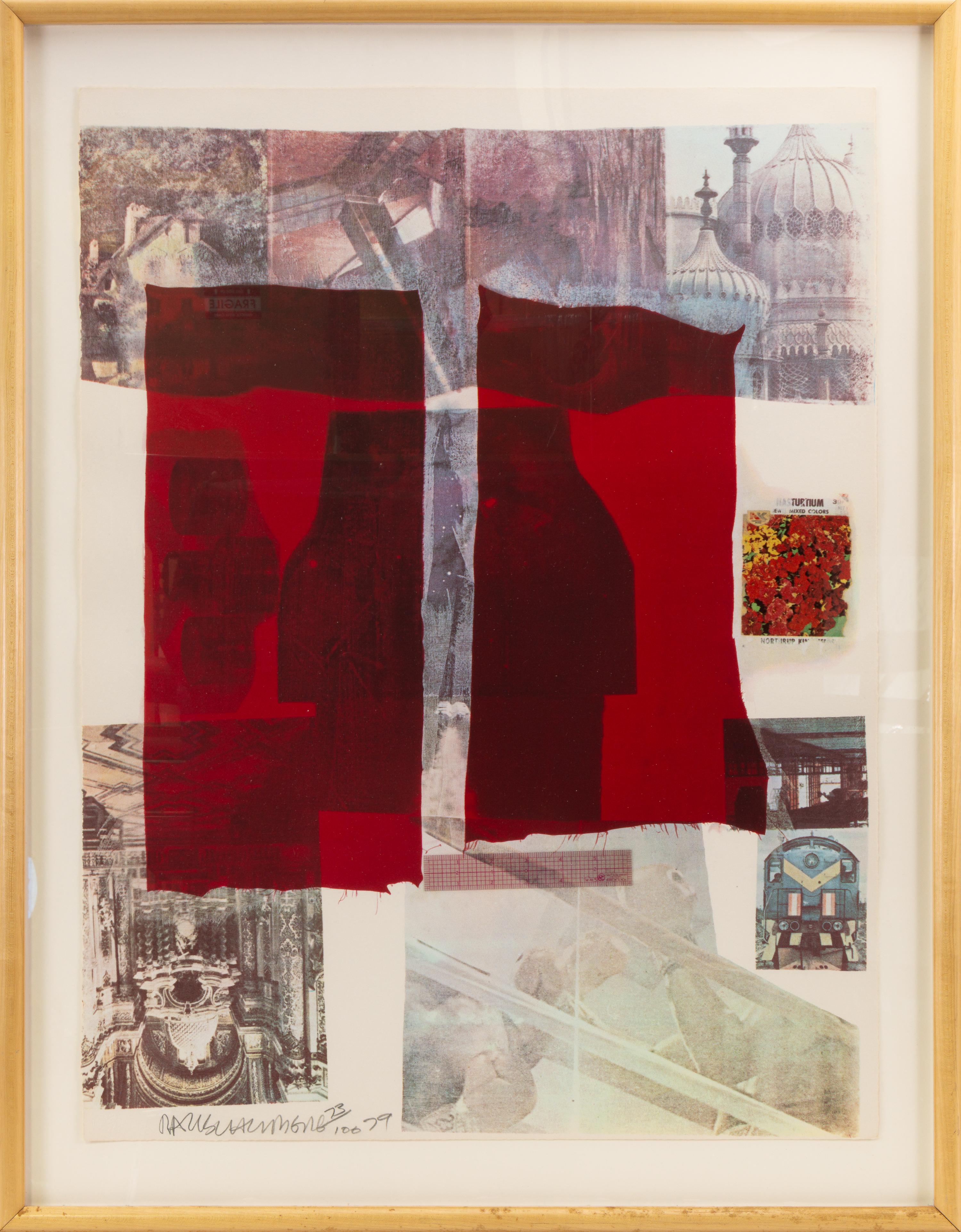 Robert Rauschenberg Why You Can't Tell #2 Signed 1979 Edition of 100